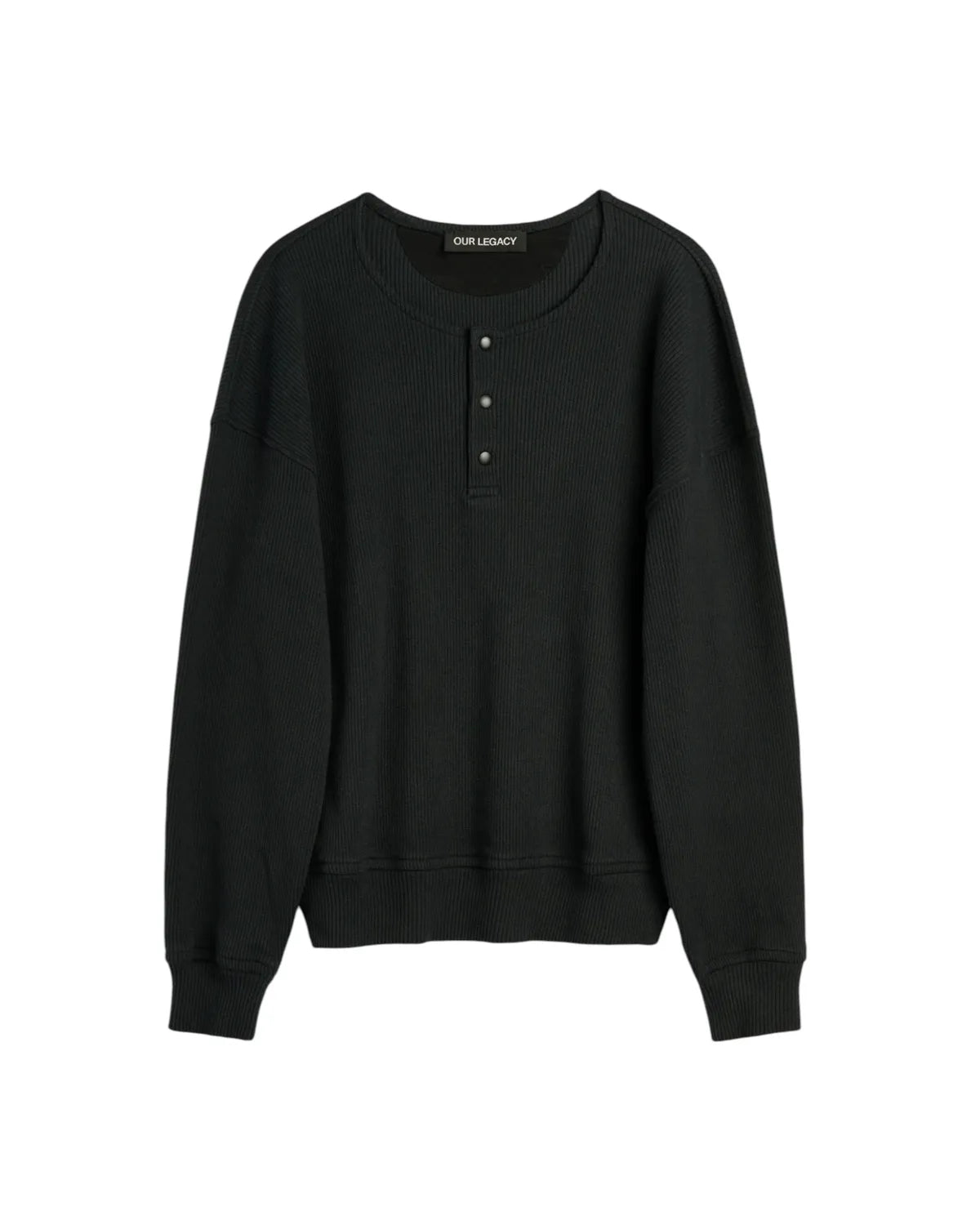 OUR LEGACY / BALLON SWEATSHIRT Furnace Black Beefy Rib | 公式通販