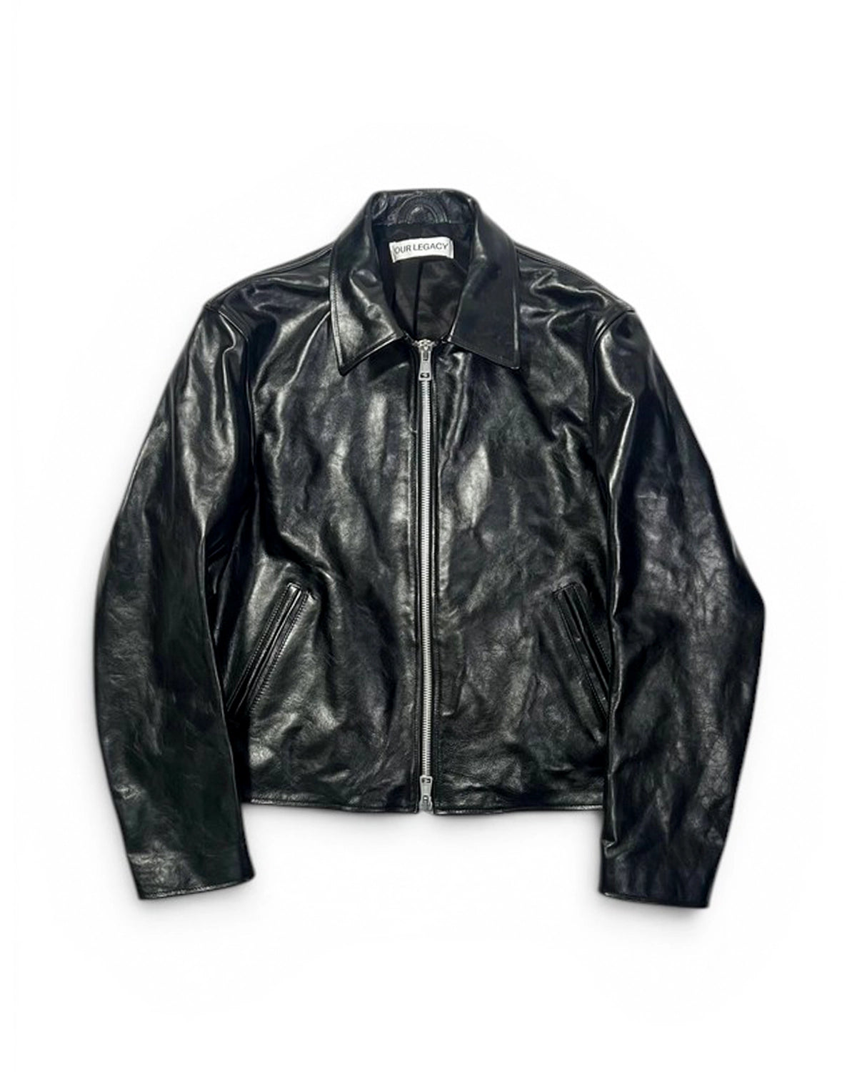 小物 OUR LEGACY OUR LEGACY (アワーレガシー) / MINI JACKET Top Dyed Black Leather