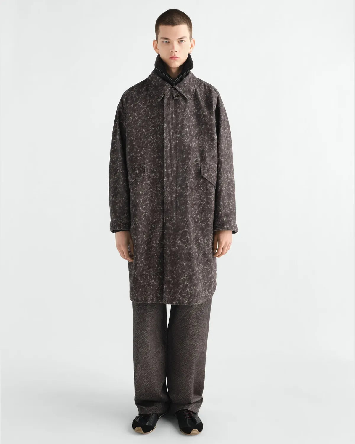 LEMAIRE / PRINTED MILITAR PARKA (OW1292 LF1684)