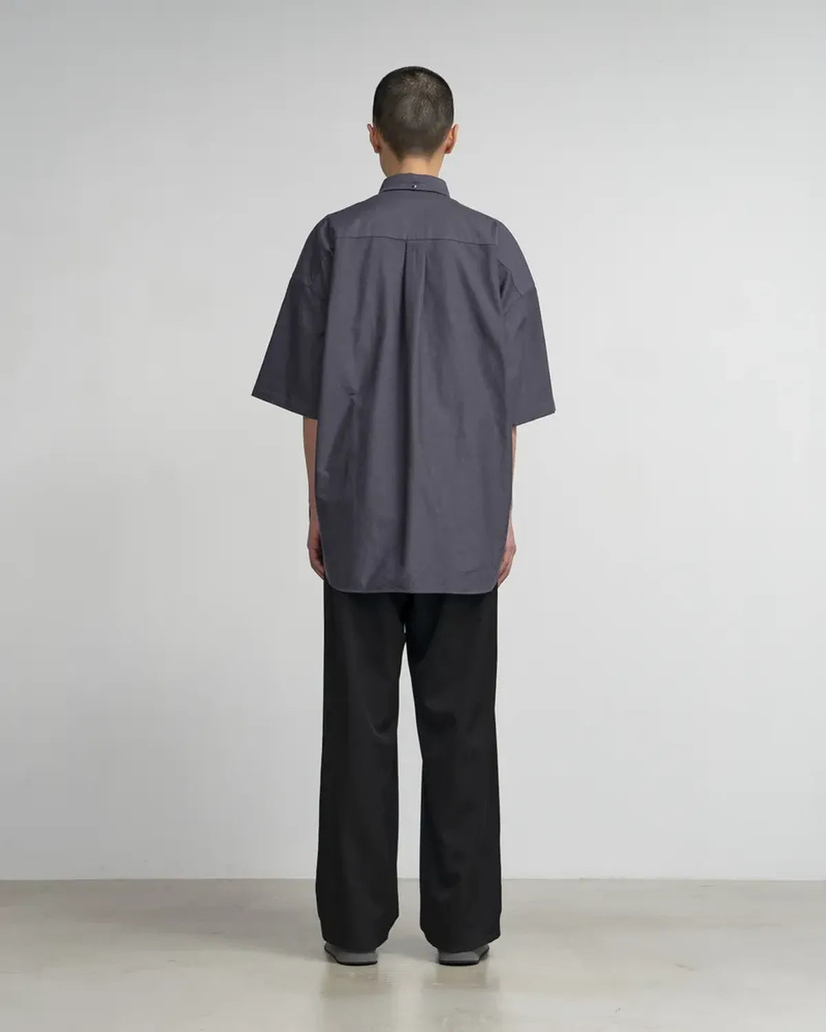 Graphpaper / Oxford S/S Oversized B.D Shirt (GM252-50076B)