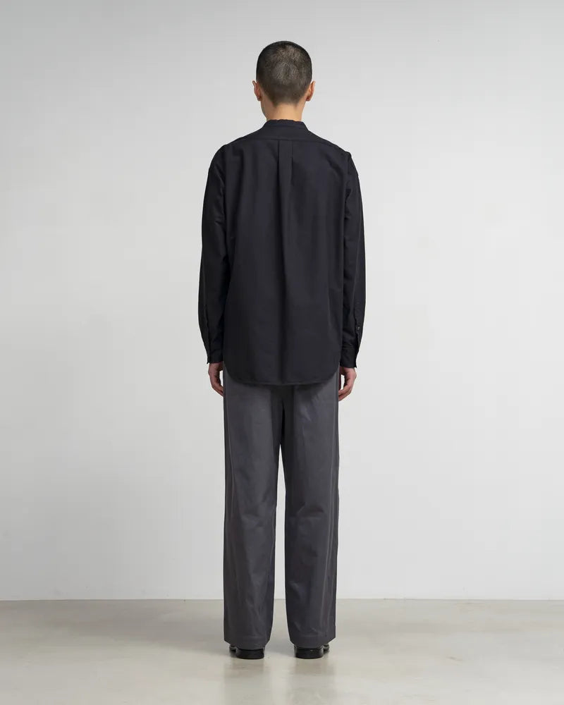 Graphpaper / Oxford L/S Band Collar Box Shirt (GM261-50024B)