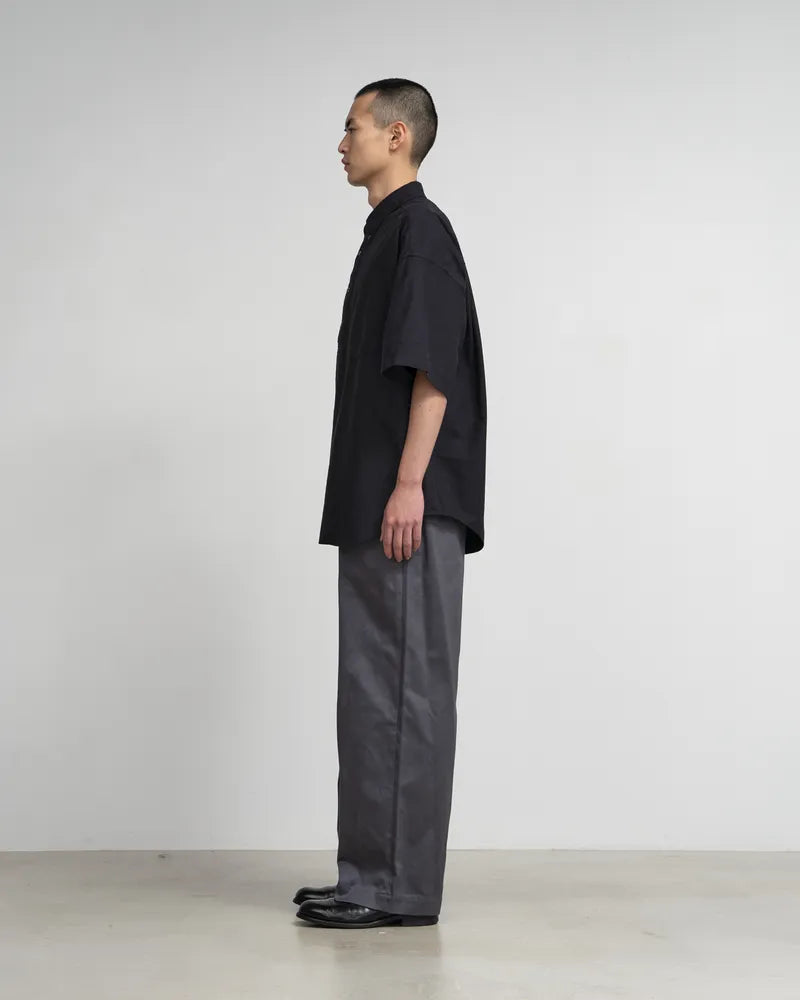 Graphpaper / Oxford S/S Oversized B.D Pullover Shirt (GM252-50077B)