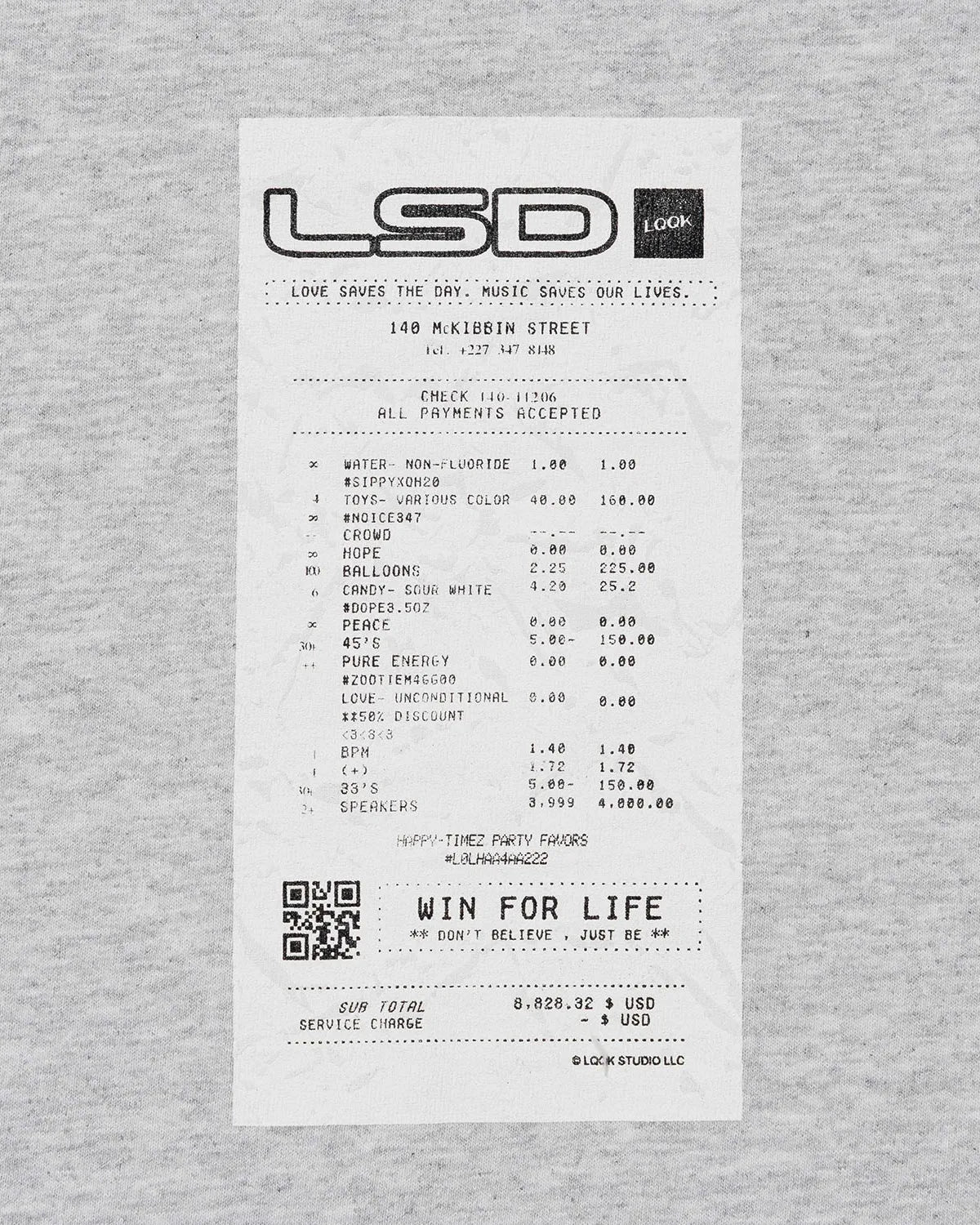 LQQK STUDIO / LSD TEE (LQS25ST19)