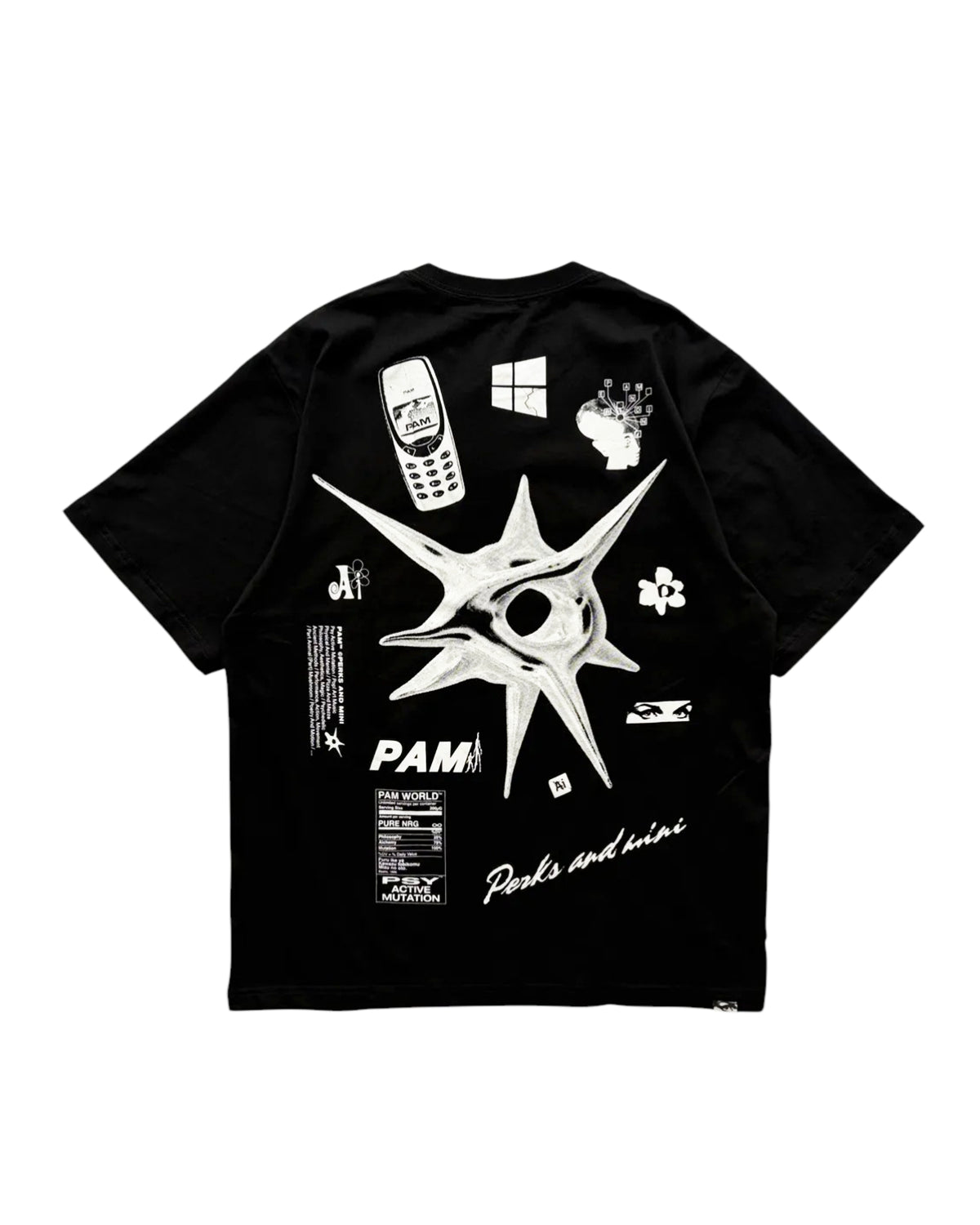 P.A.M.(Perks And Mini) の SS TEE - MONTAGE (1601/C)
