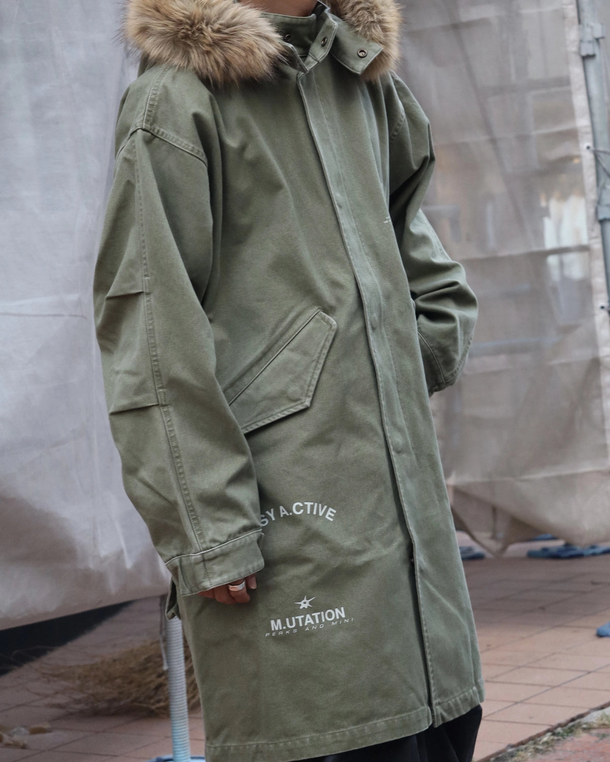 P.A.M.(Perks And Mini) の TRUE NATURE FISHTAIL PARKA (39221)