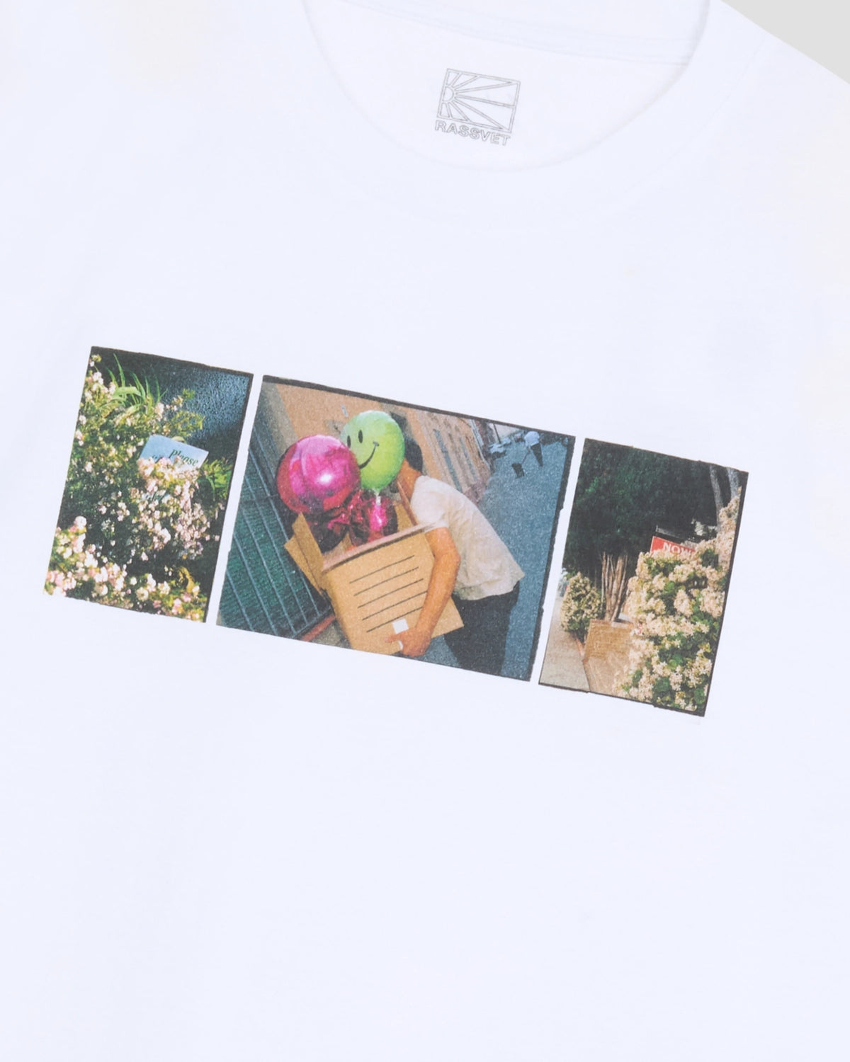 RASSVET / LA MELANCOLIA SMILE NOW T-SHIRT (PACC16T101)
