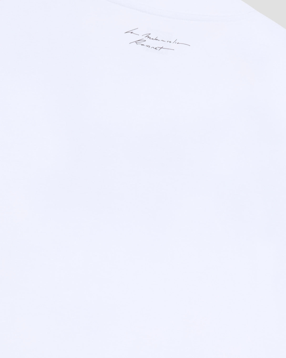 RASSVET / LA MELANCOLIA SMILE NOW T-SHIRT (PACC16T101)