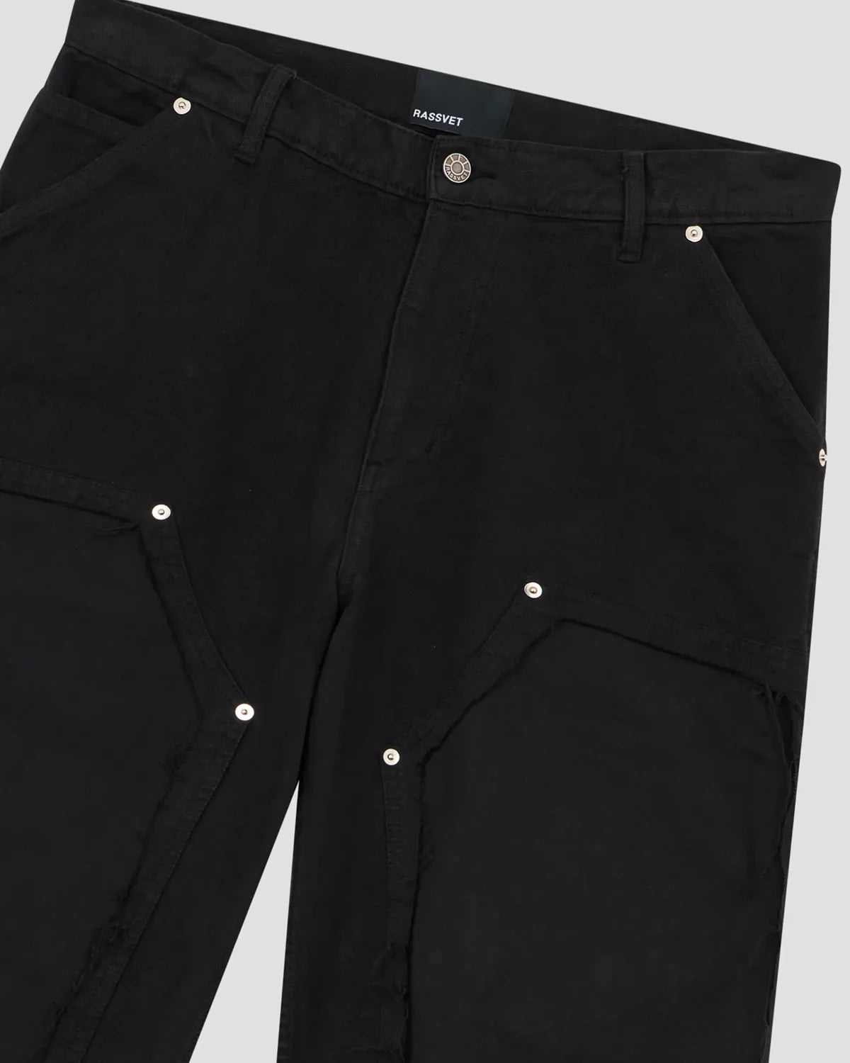 RASSVET / DISTRESSED DOUBLE KNEE WORK PANT (PACC17P004)