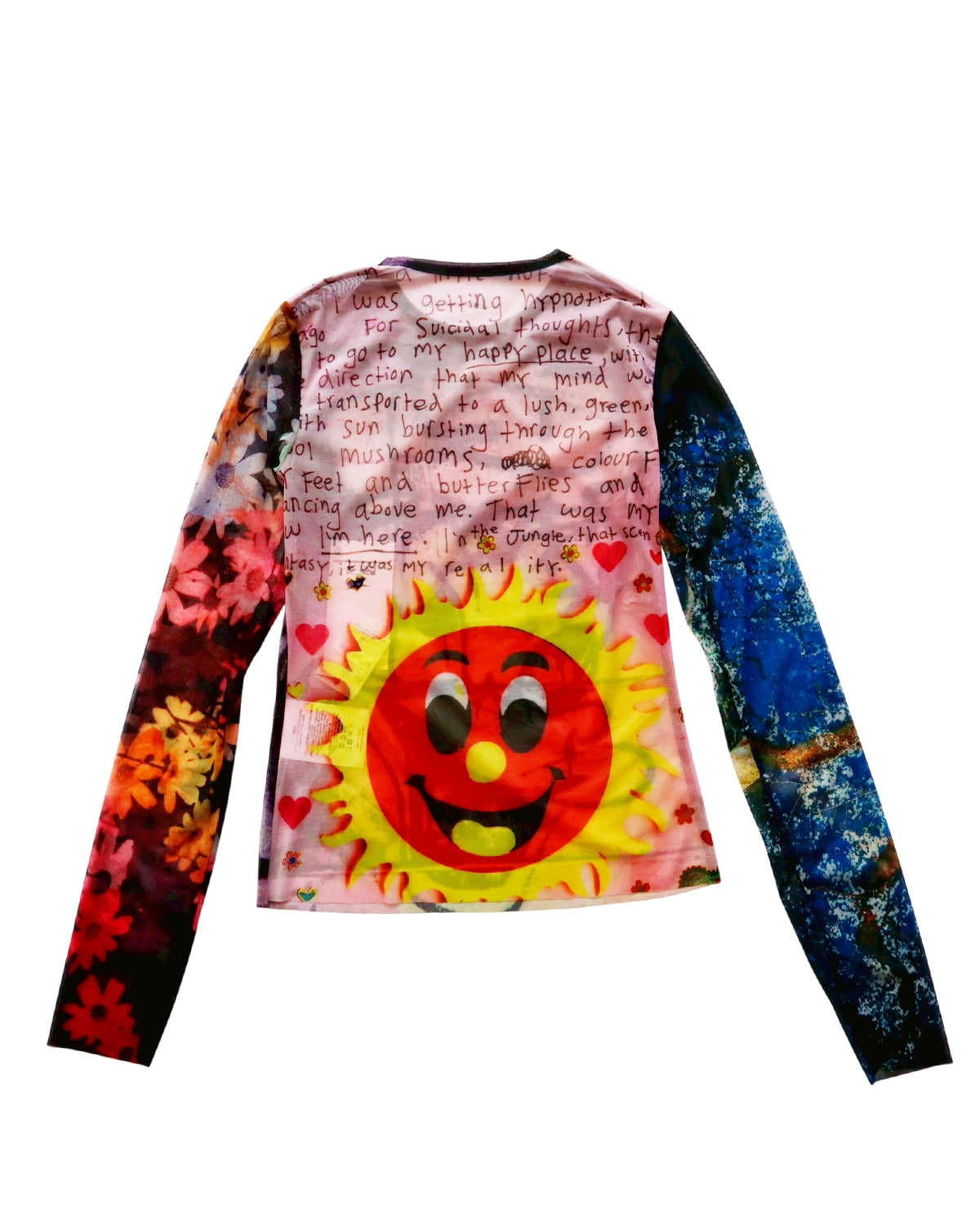 P.A.M.(Perks And Mini) / PHOTO MESH TOP - JOSHUA GORDON (3876-MLT)