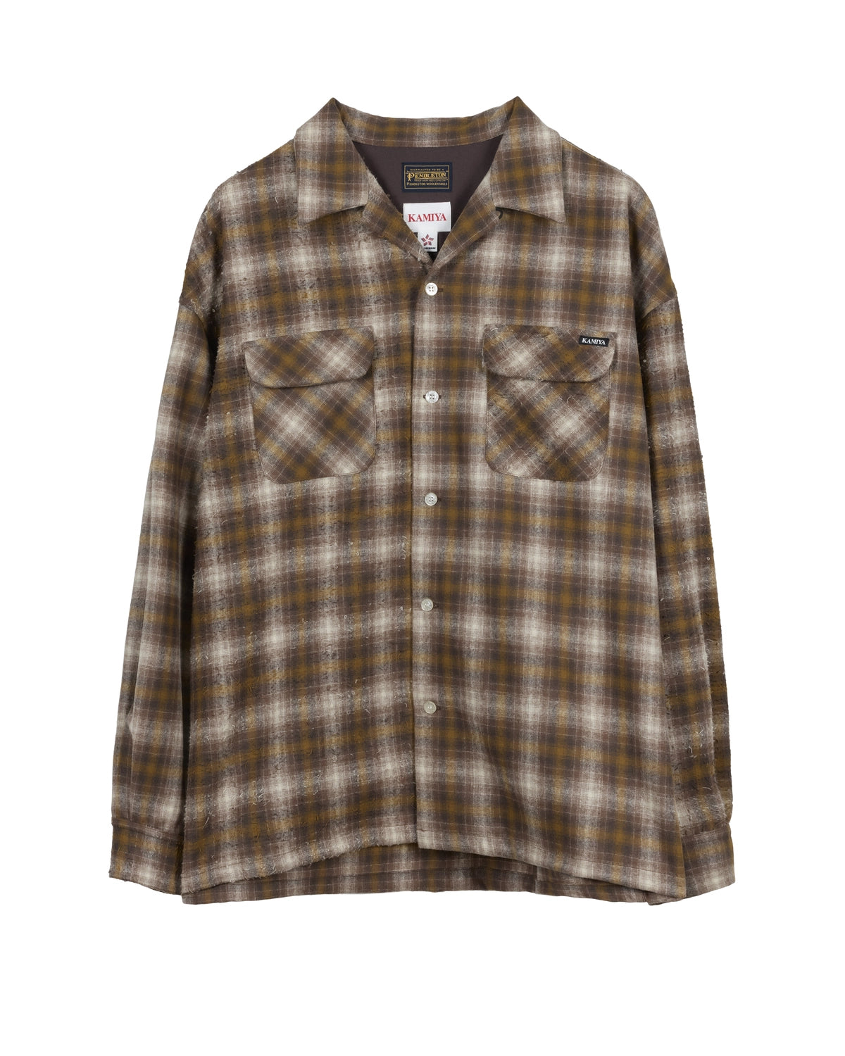 PENDLETON × KAMIYA の Crazy Checked Shirt (54751286)