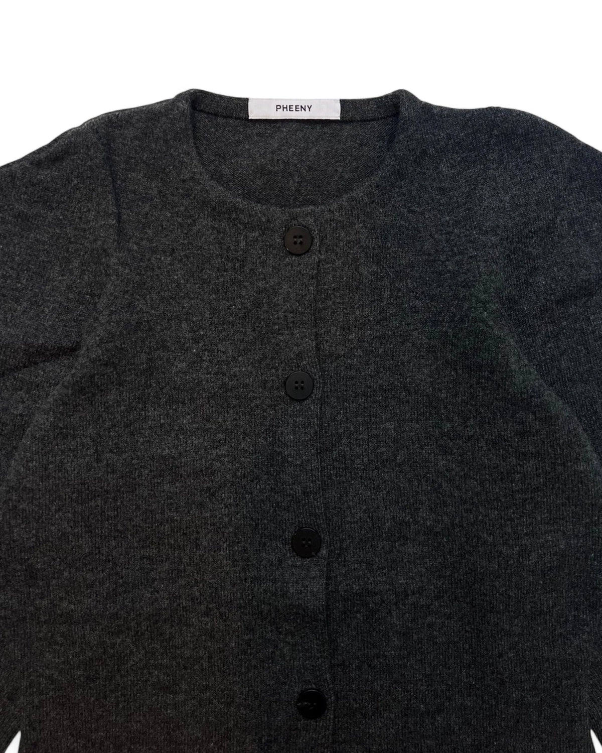 PHEENY / Extra fine lambs cardigan (PA25-KT01)