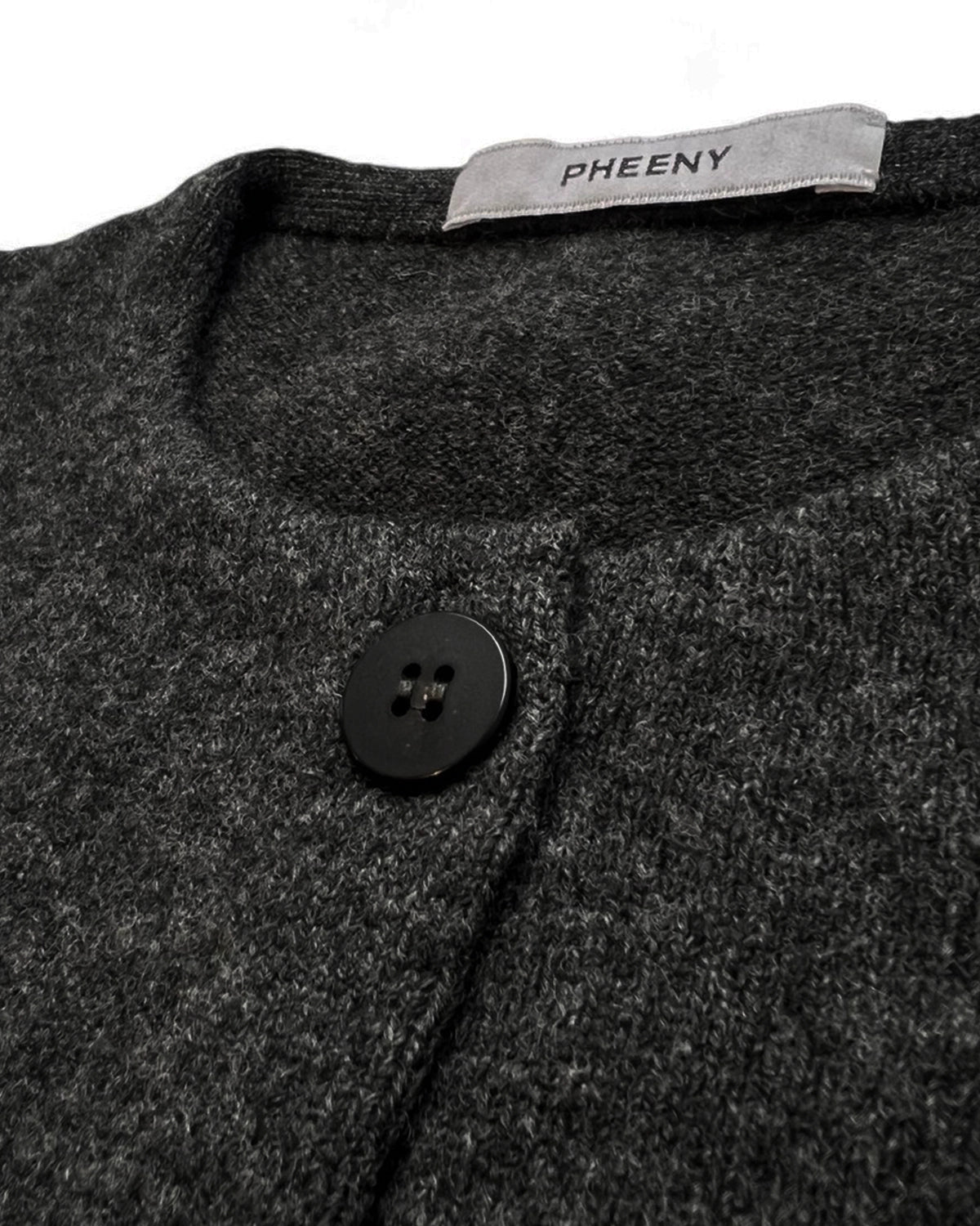 PHEENY / Extra fine lambs cardigan (PA25-KT01)