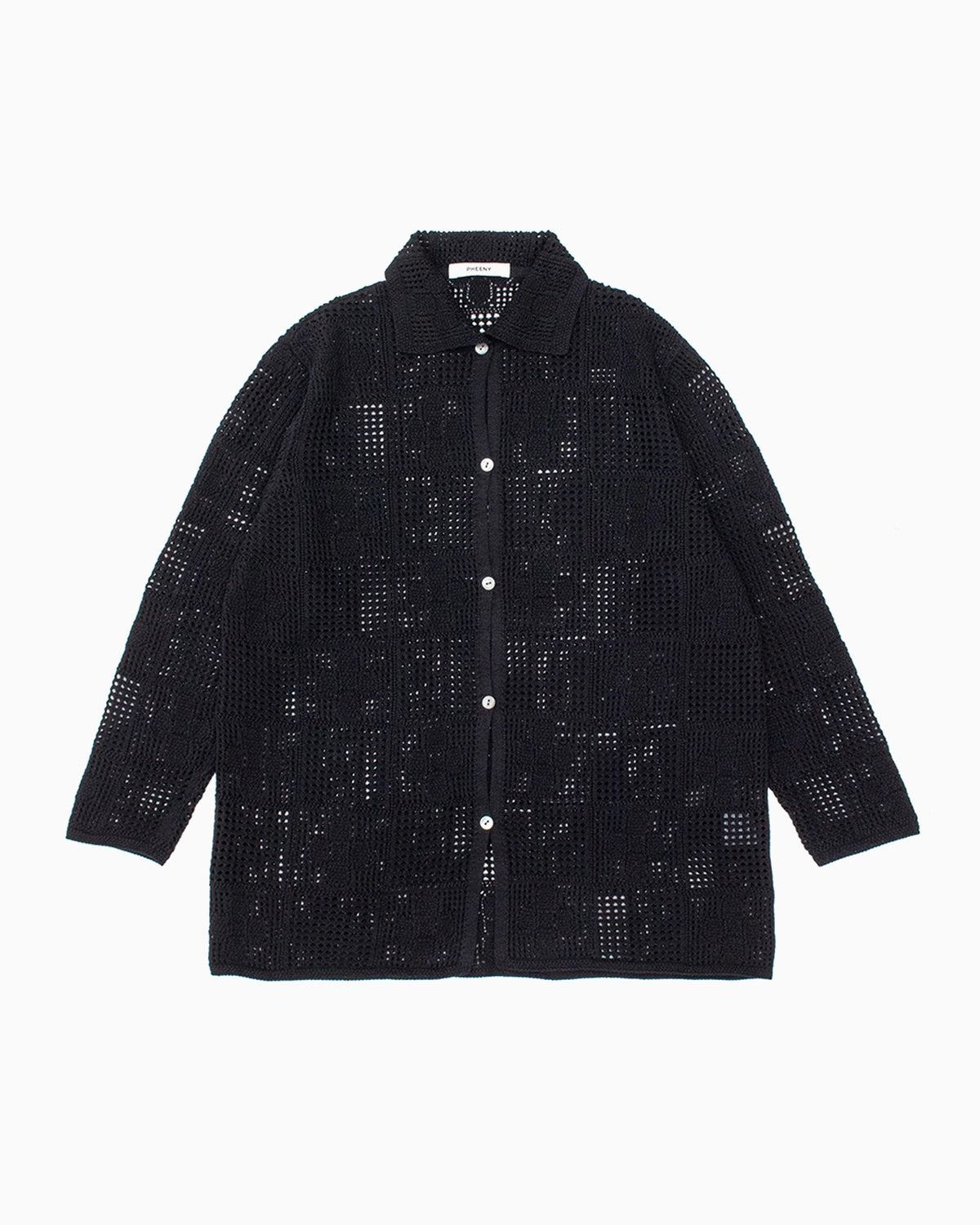 PHEENY の Cotton Lace Stitch Cardigan (PS26-KT01)