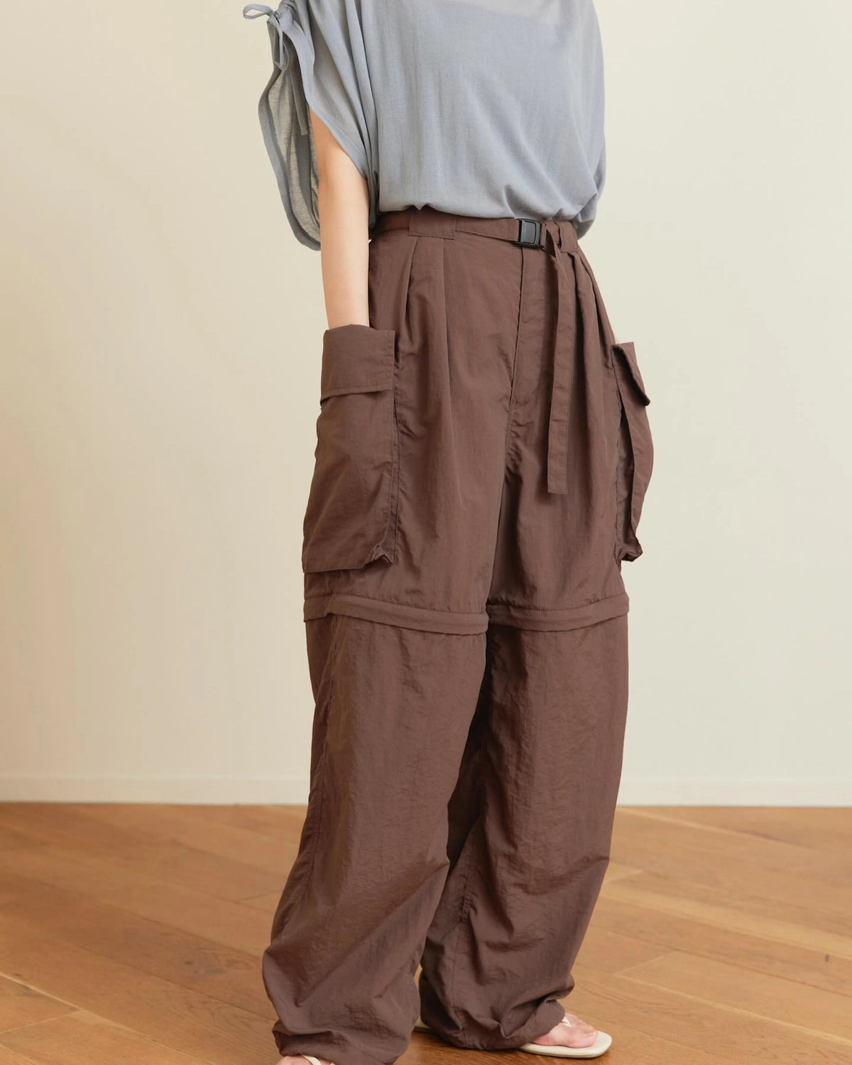 PHEENY のNylon Taffeta Convertible Pants (PS26-PT07)