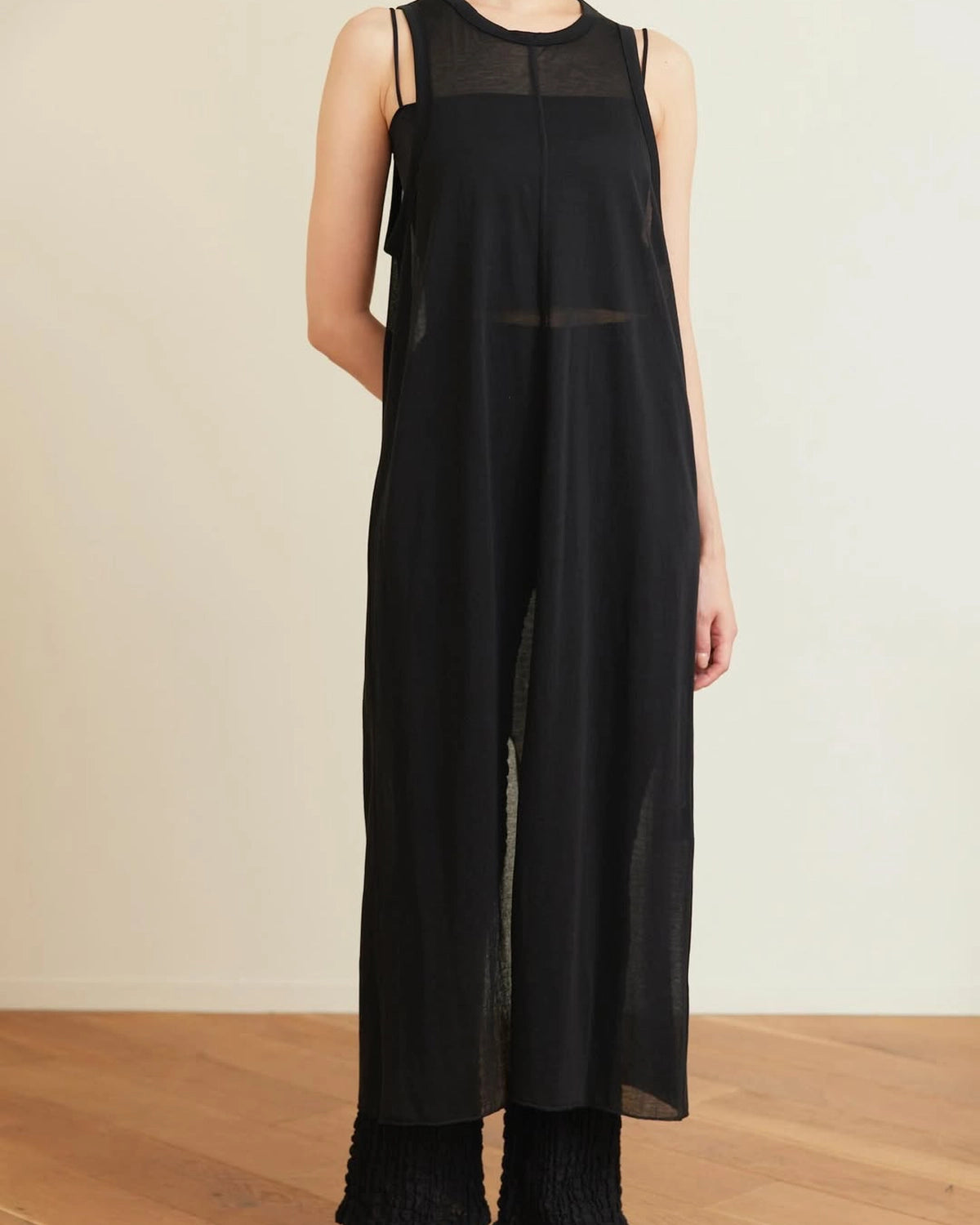 PHEENY の Sheer Jersey American Sleeve Dress (PS26-CS24)
