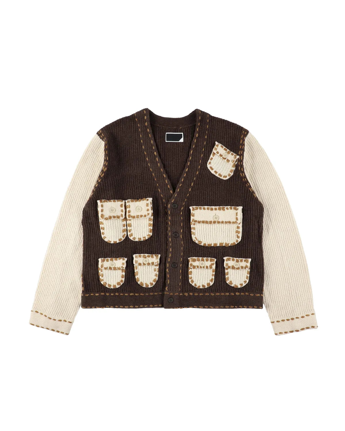 PHINGERIN の PG1 POCKET CARDIGAN (PD-252-KN-021)