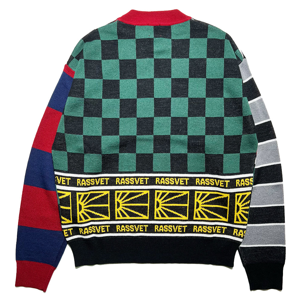 RASSVET / MULTI PANEL CREWNECK JUMPER