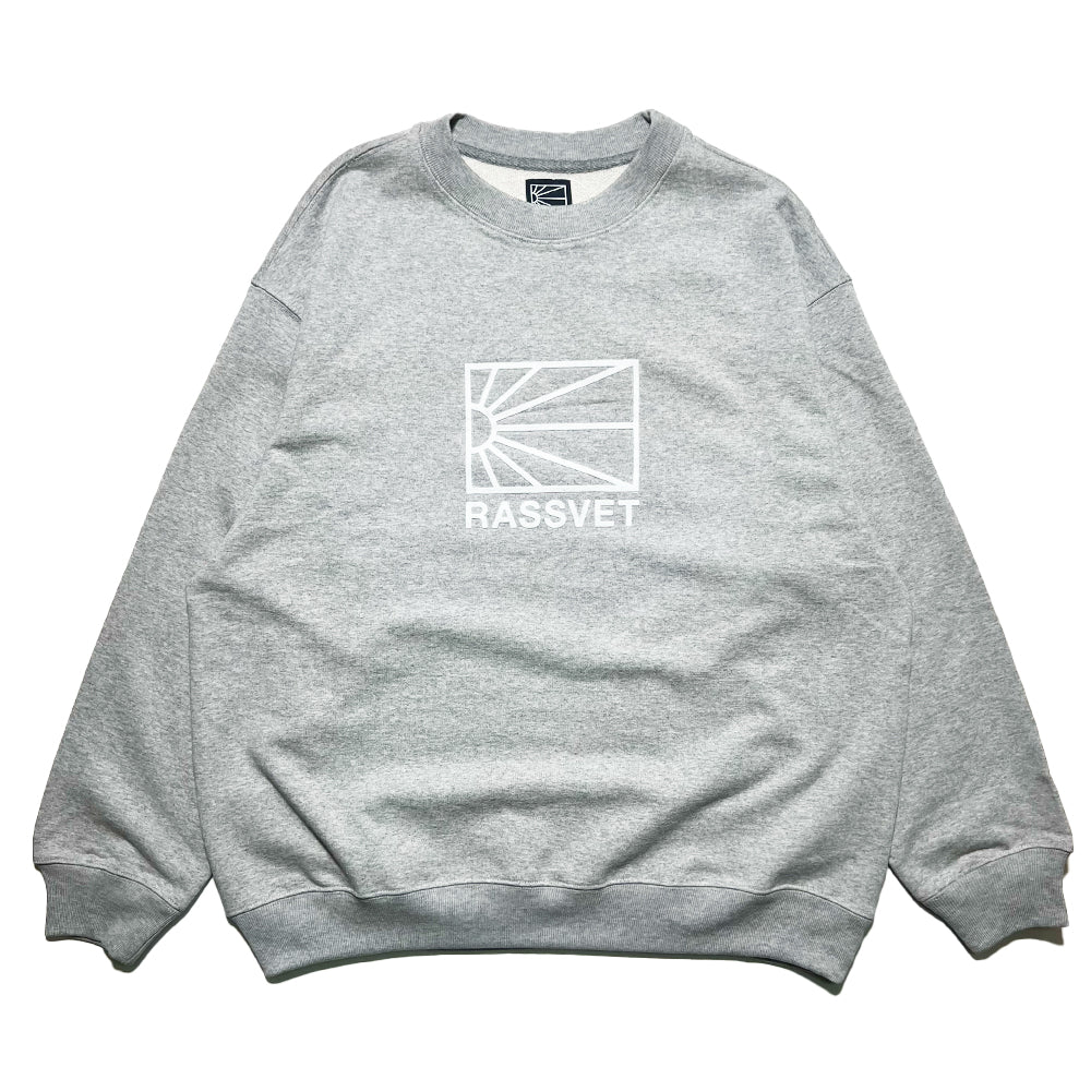 RASSVET / LOGO CREWNECK SWEATSHIRT