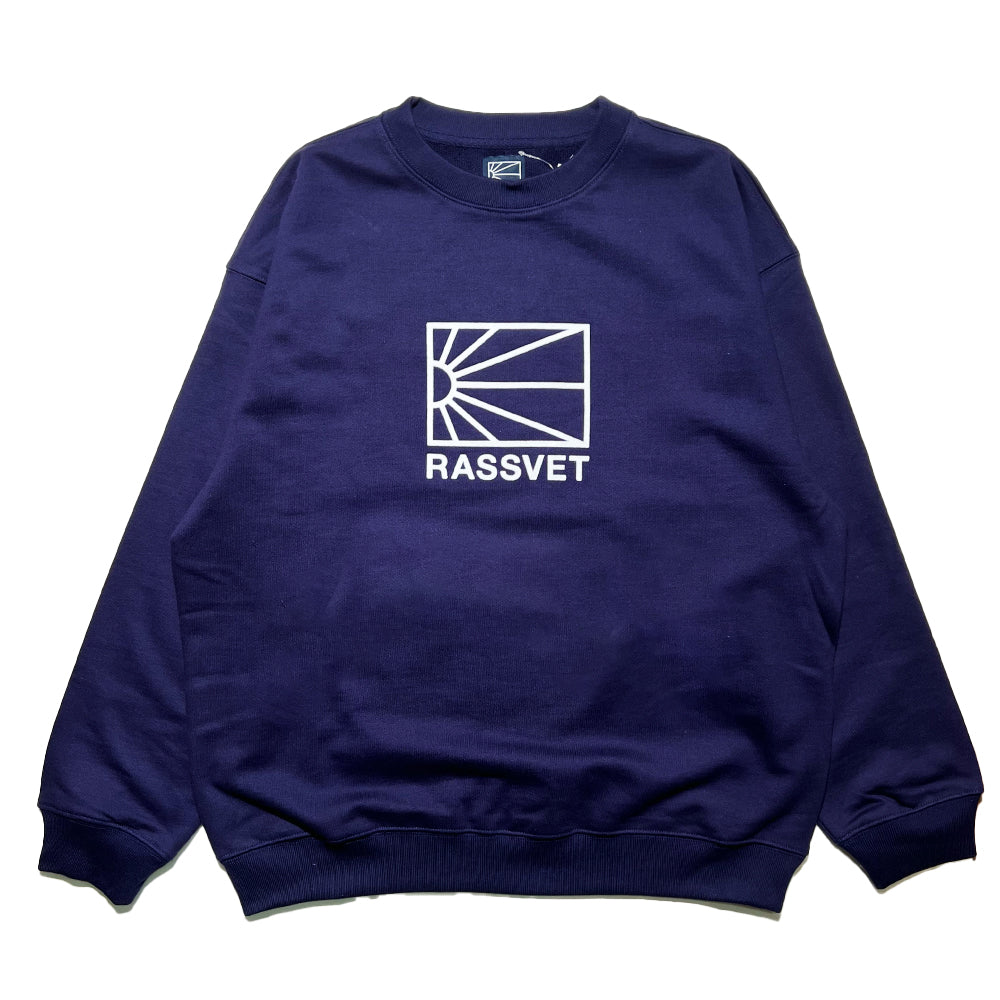 RASSVET / LOGO CREWNECK SWEATSHIRT