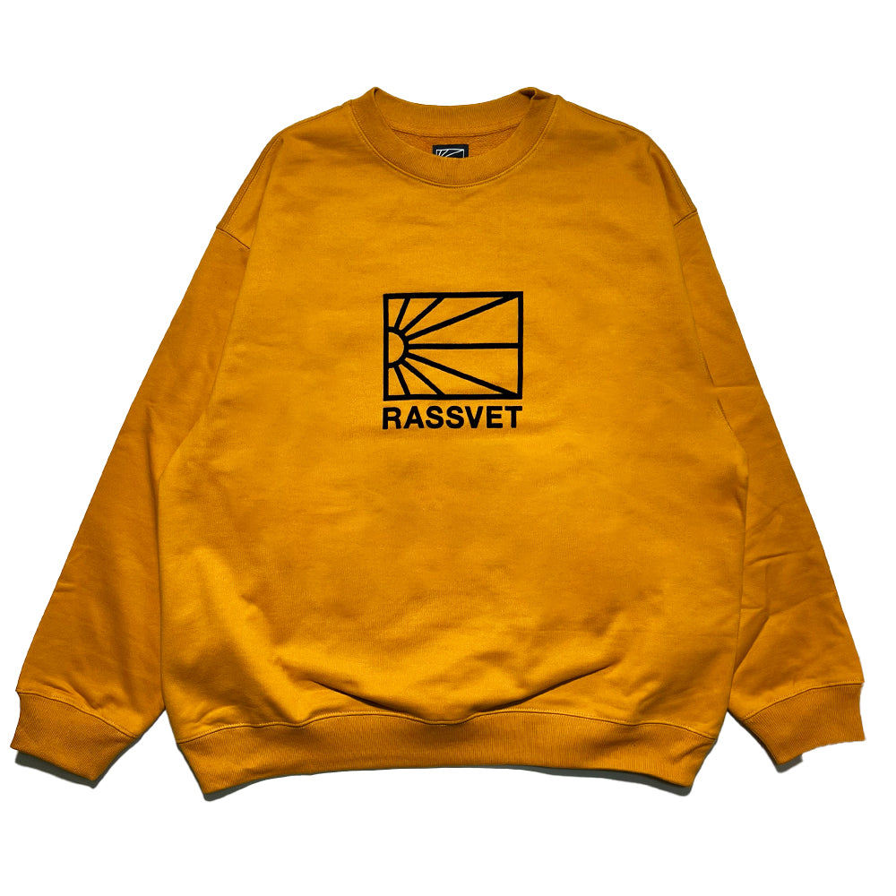 RASSVET / LOGO CREWNECK SWEATSHIRT