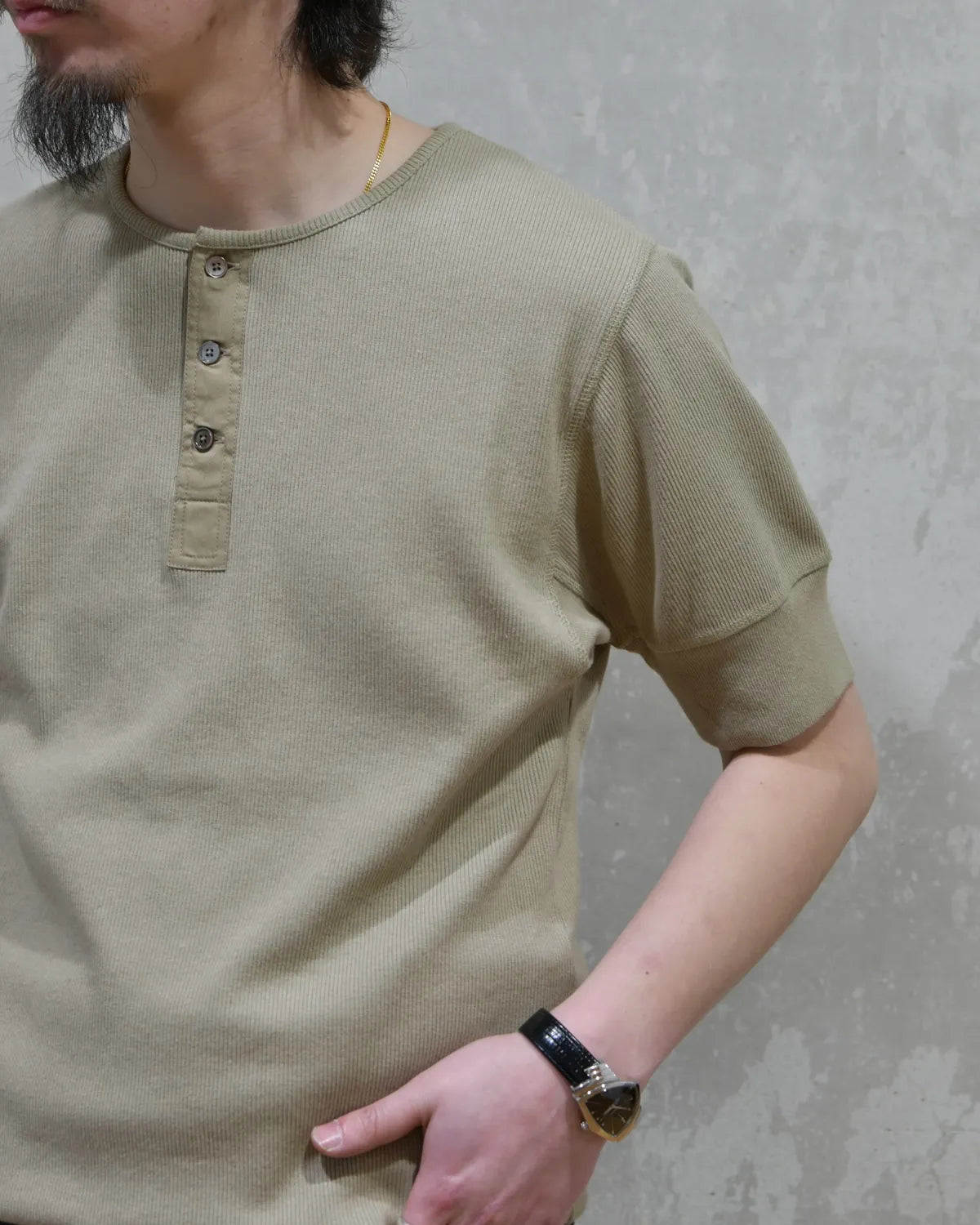 LEMAIRE / RIB HENLEY TOP (TS0007 LJ1030)