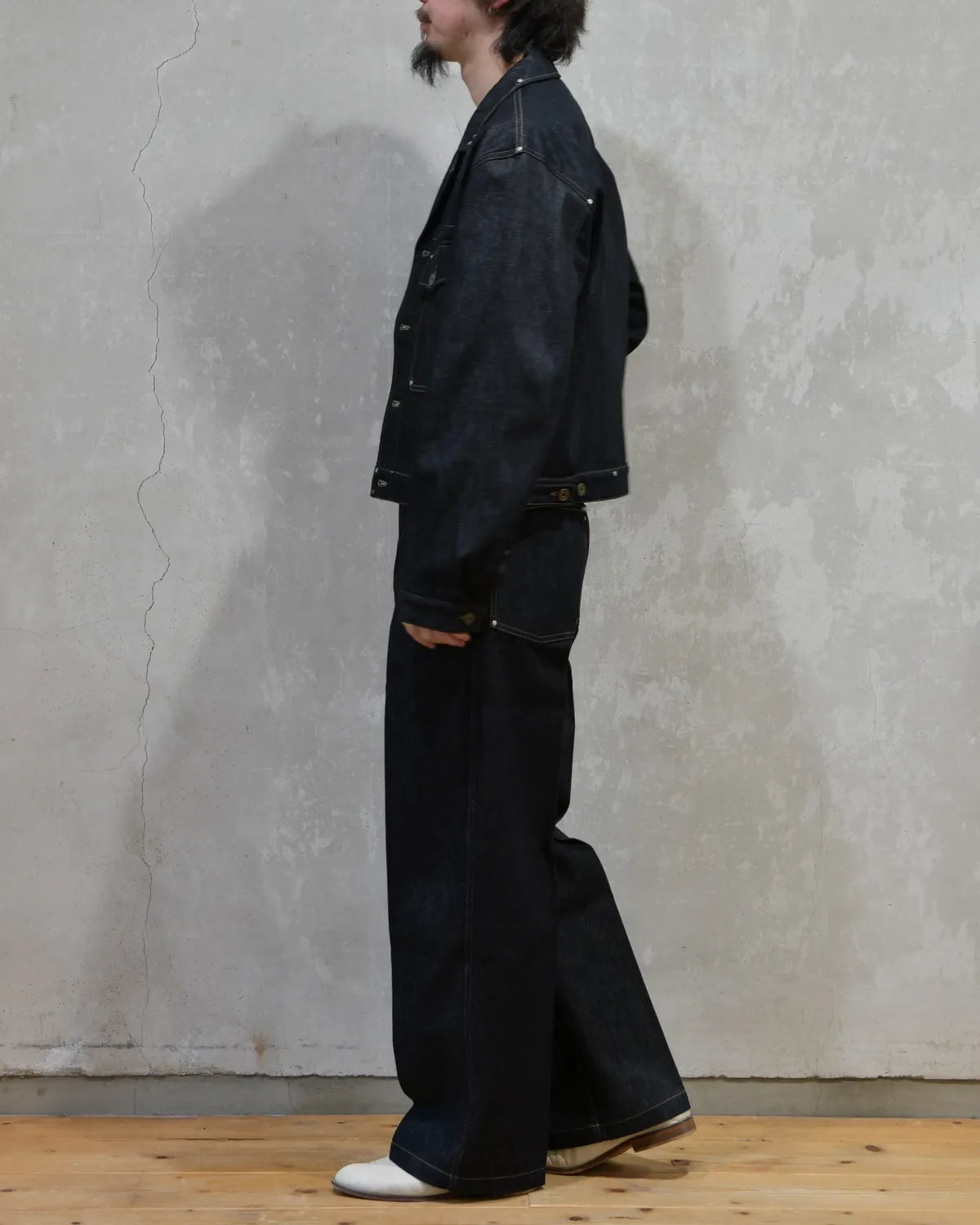 LEMAIRE / WIDE PANT WITH STUDS (PA1288 LD1061)