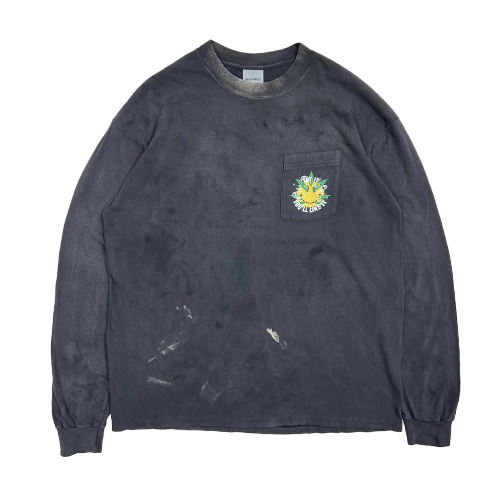 READYMADE の LS T-SHIRTS SNAKE (RE-CO-BK-00-00-282)