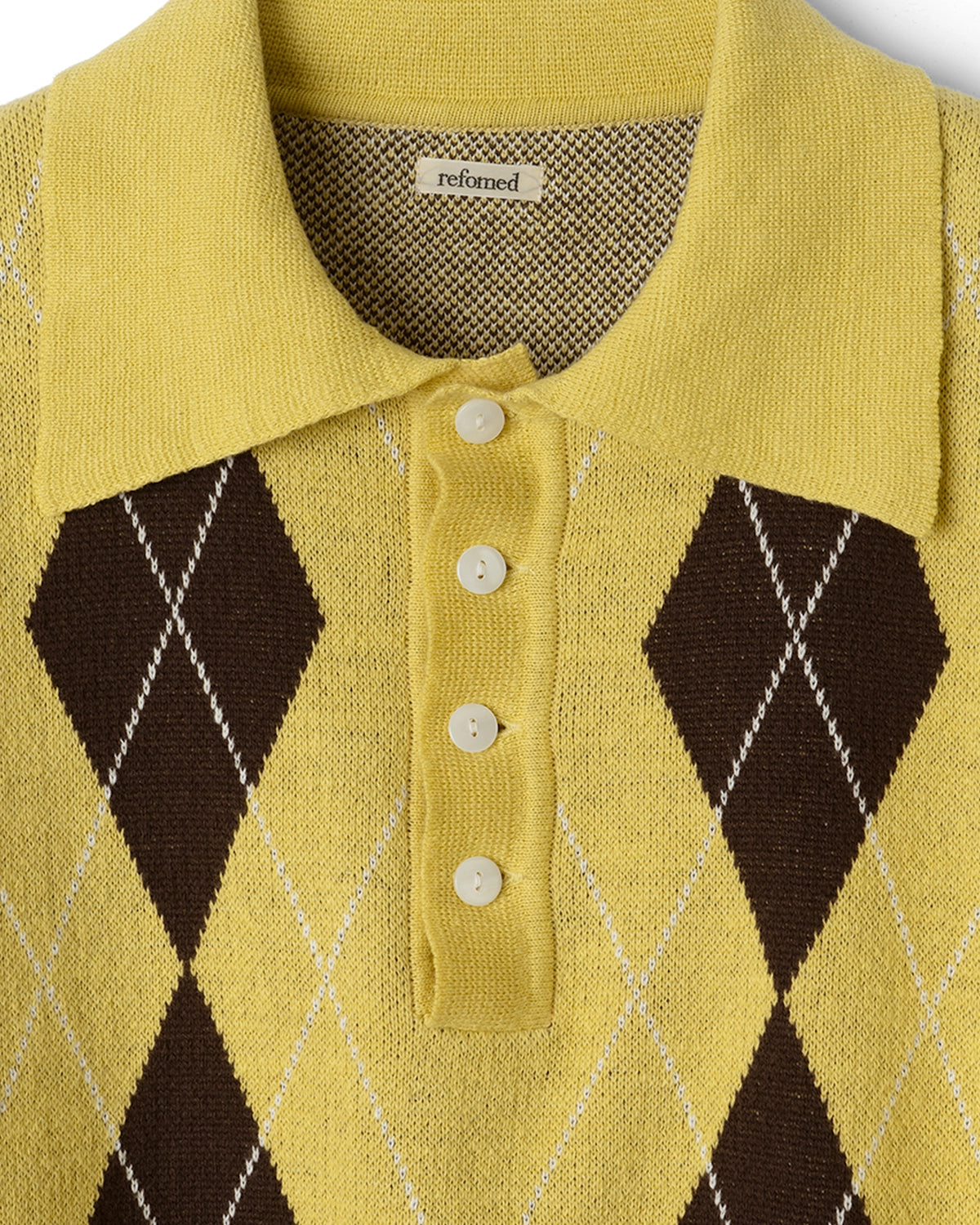 refomed / OLD MAN KNIT POLO (REKN-009)