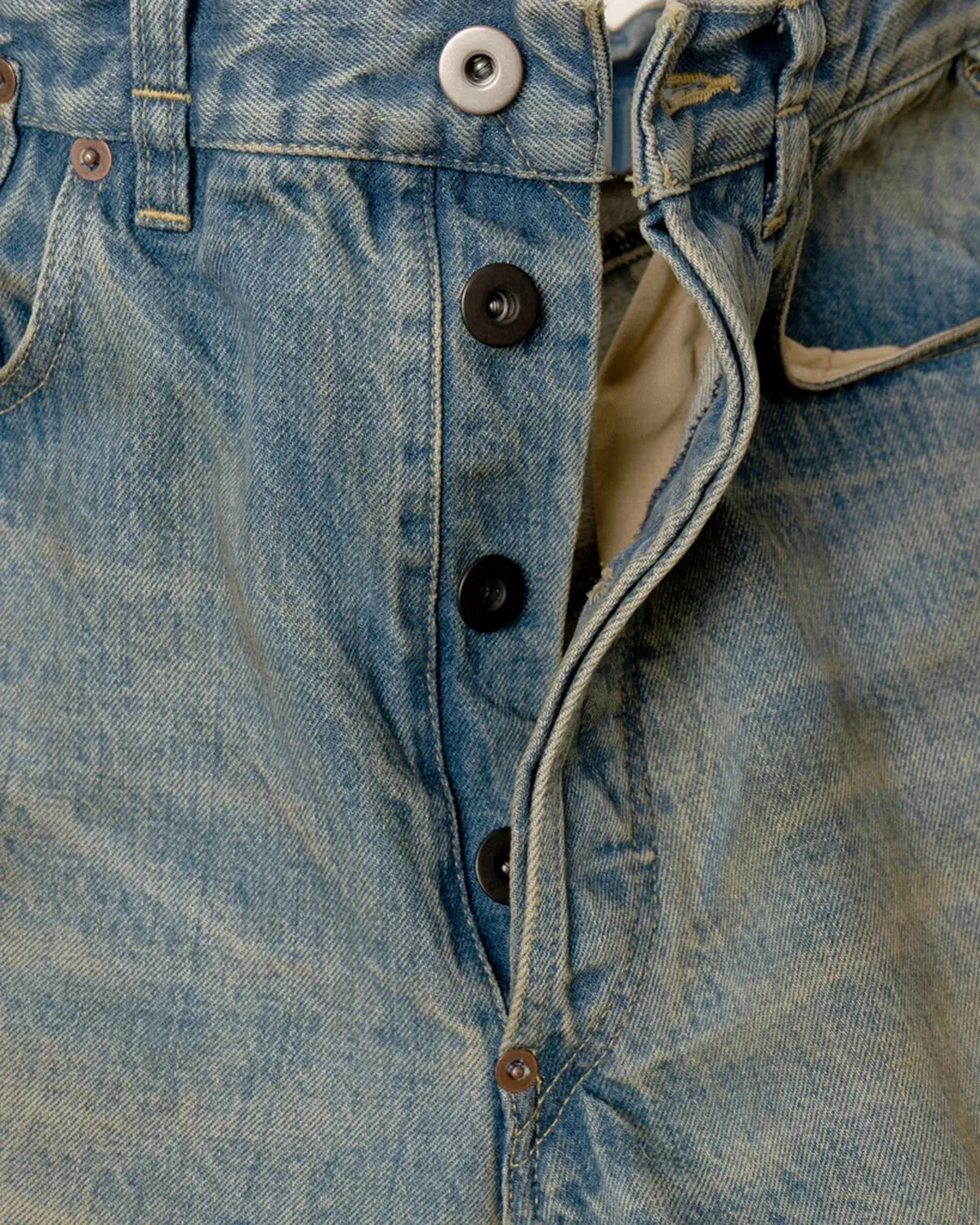 refomed / RIGHT HANDED DENIM PANTS "USED" (REPT-027U)