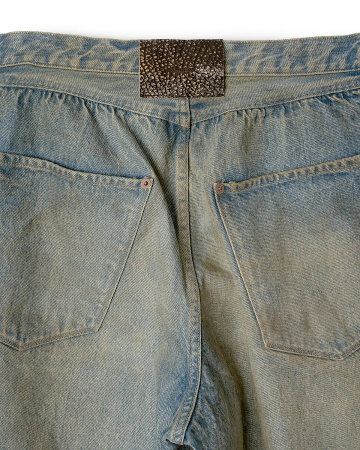 refomed / RIGHT HANDED DENIM PANTS "USED" (REPT-027U)