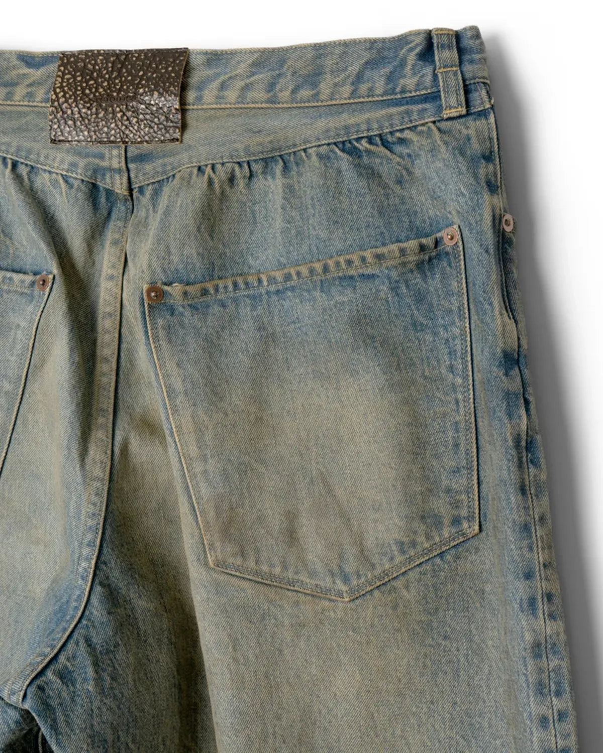 refomed / RIGHT HANDED DENIM PANTS "USED" (REPT-027U)