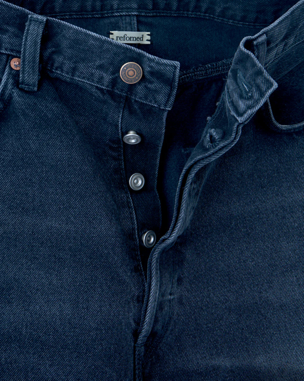 refomed / FRESH MAN DENIM WIDE PANTS by EDWIN "USED" (REPT-ED001U)