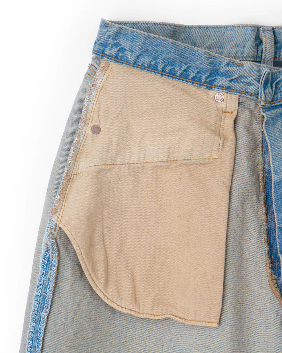 refomed / FRESH MAN DENIM WIDE PANTS by EDWIN "USED" (REPT-ED001U)