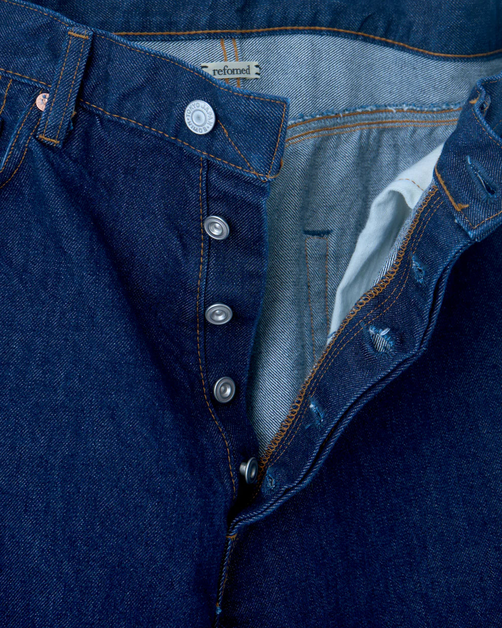 refomed / FRESH MAN DENIM WIDE PANTS by EDWIN "OW" (REPT-ED001)
