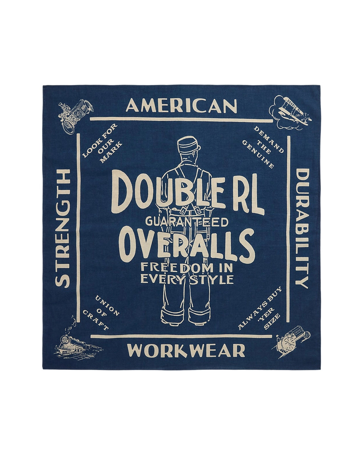 RRL ダブルアールエルインディゴバンダナ RRL ダブルアールエルインディゴバンダナ