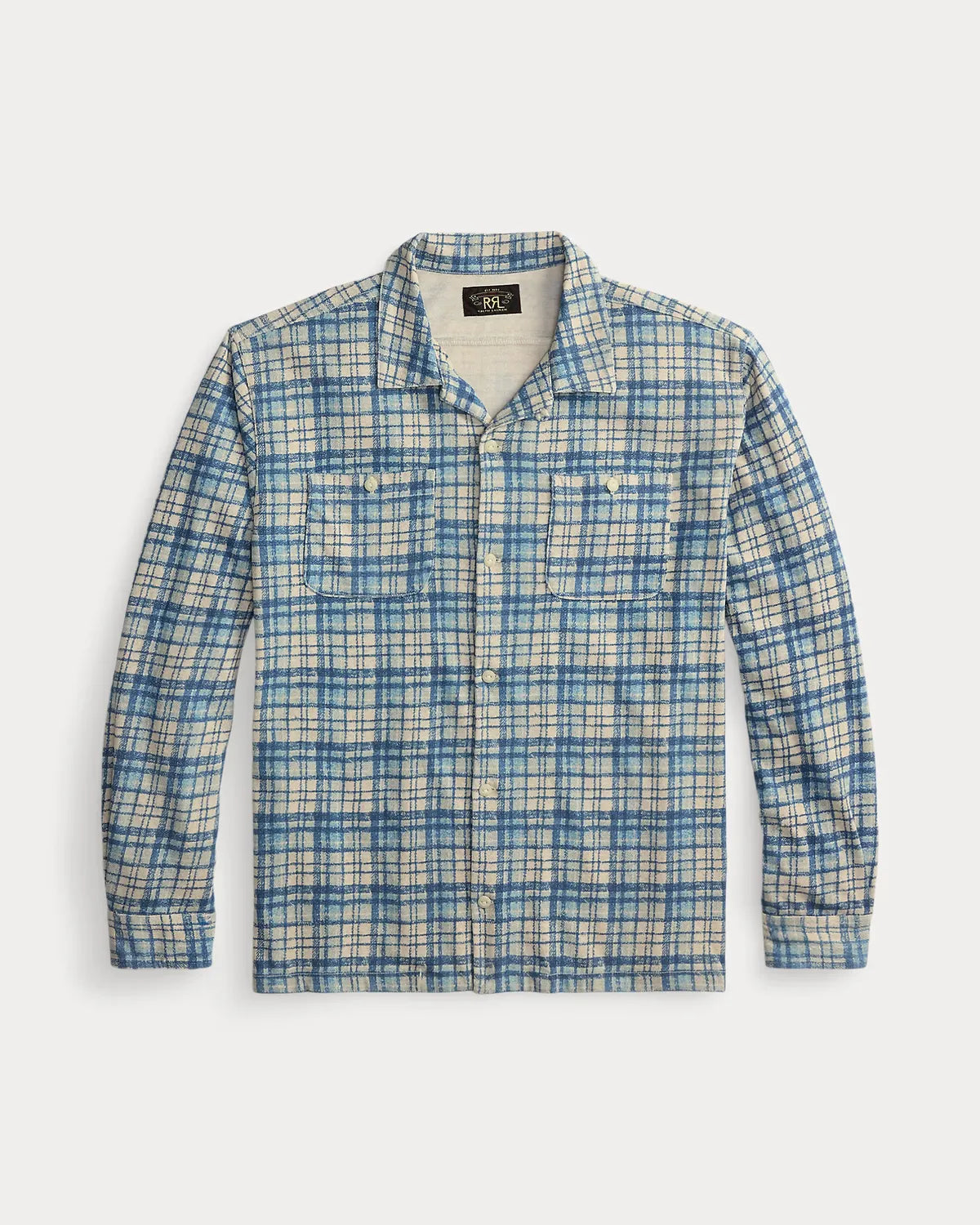 RRL シャツ　チェック RRL (ダブルアールエル) チェック コットンリネン ワークシャツ | 公式