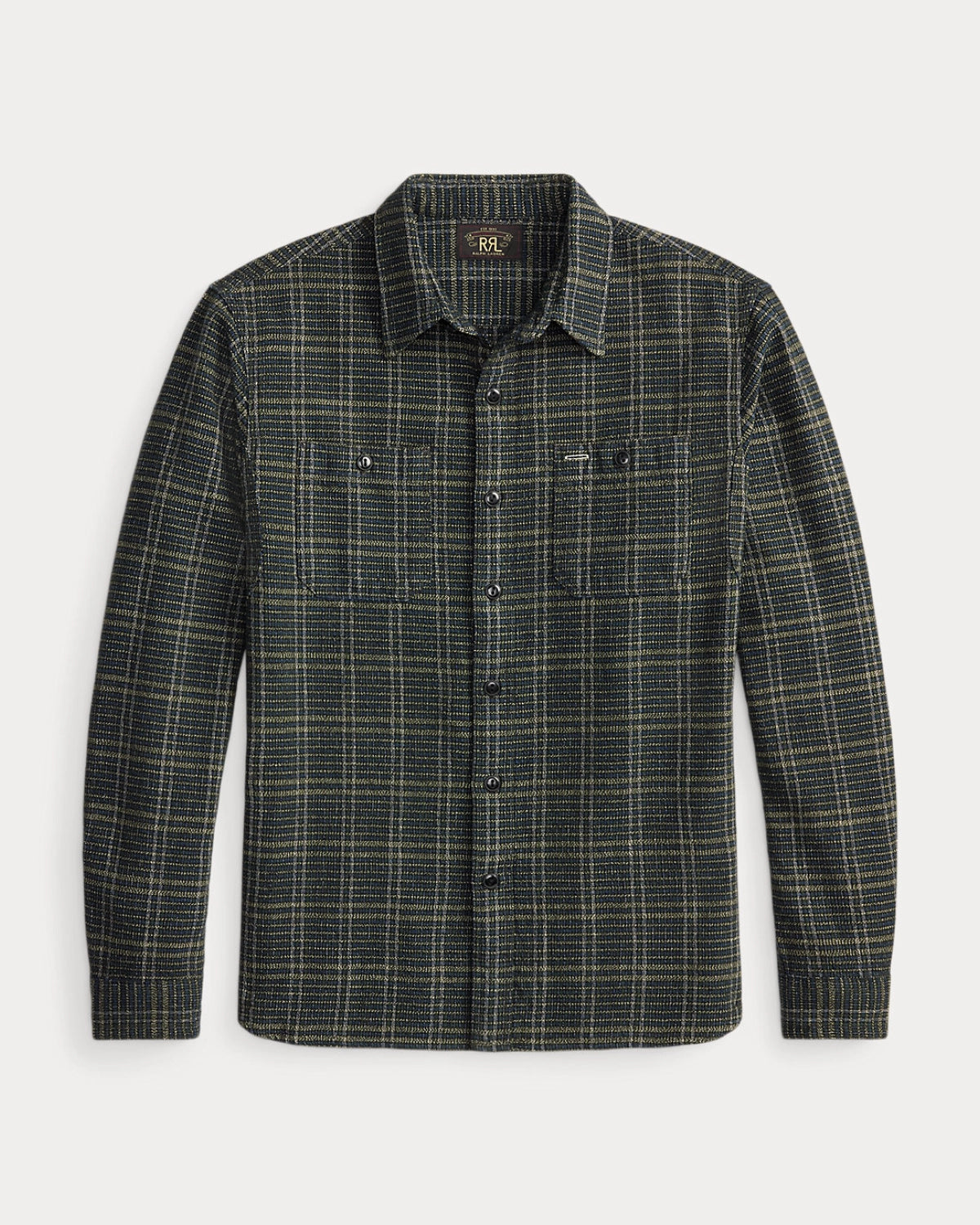 RRL の チェック ウーブン ワークシャツ (MNRRWOV16820428)