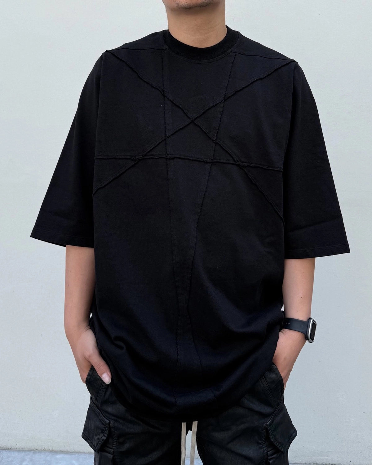 Rick Owens DRKSHDW の KNIT T-SHIRT -JUMBO SS T (DU02F6274)