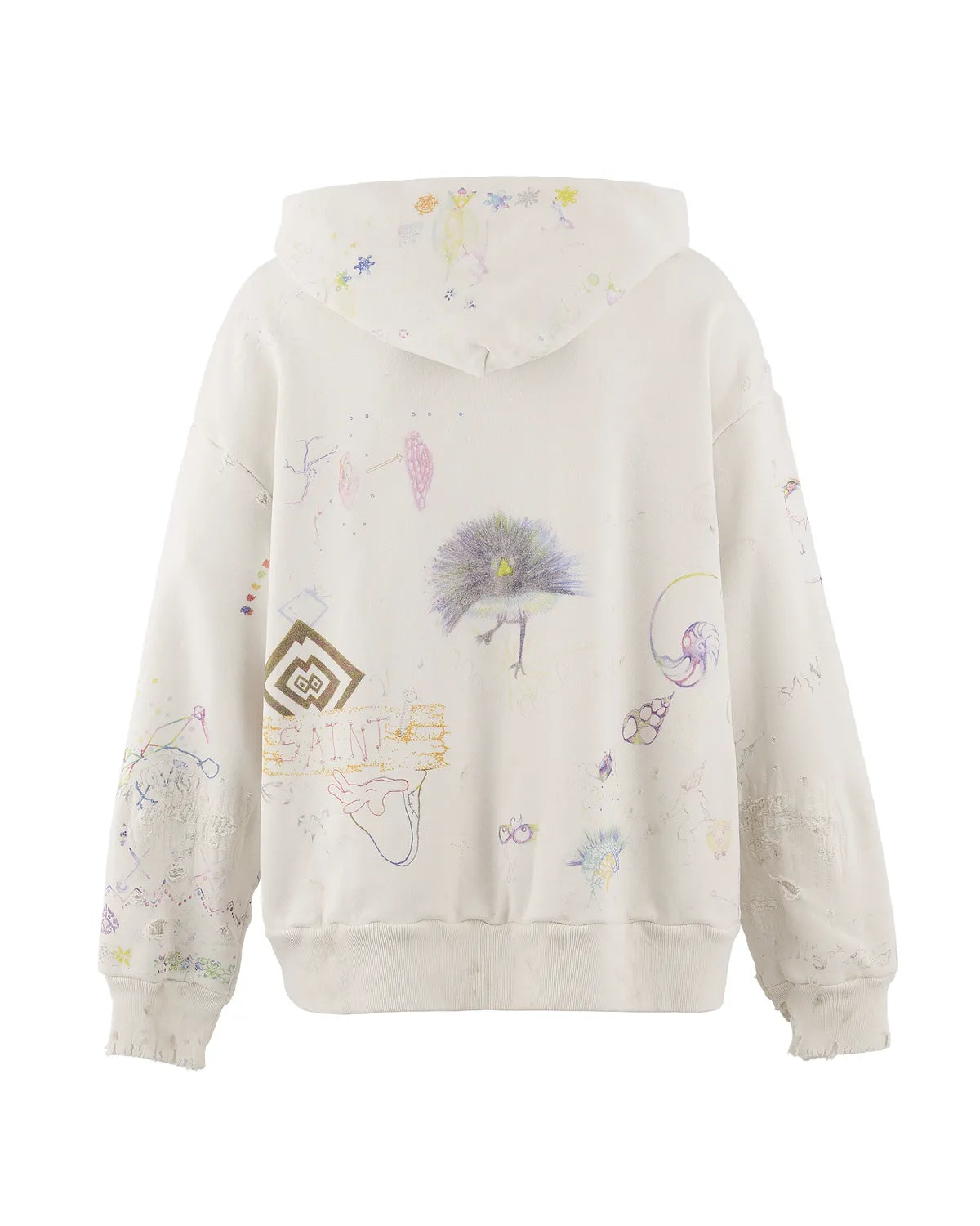 ©︎SAINT Mxxxxxx × Coco Star Sims / COCO_DOUBLE FACE HOODIE (SM-MK8-0000-C17)