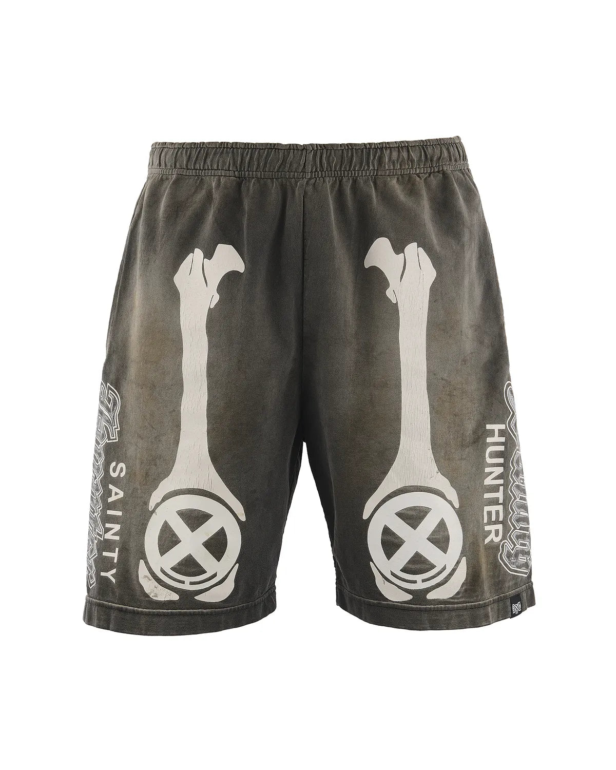 ©︎SAINT Mxxxxxx × BOUNTY HUNTER の BH_CUT SEW SHORTS / BONE (SM-HR8-0000-C33)