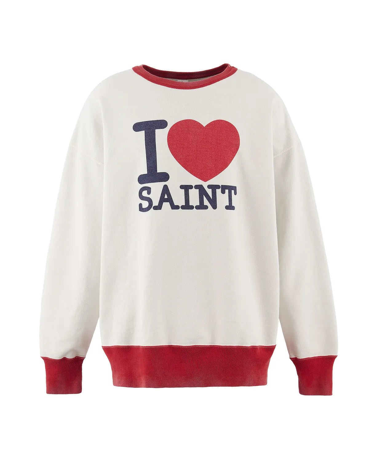 SAINT M×××××× (セントマイケル) / CREW NECK SWEAT / I LOVE SAINT