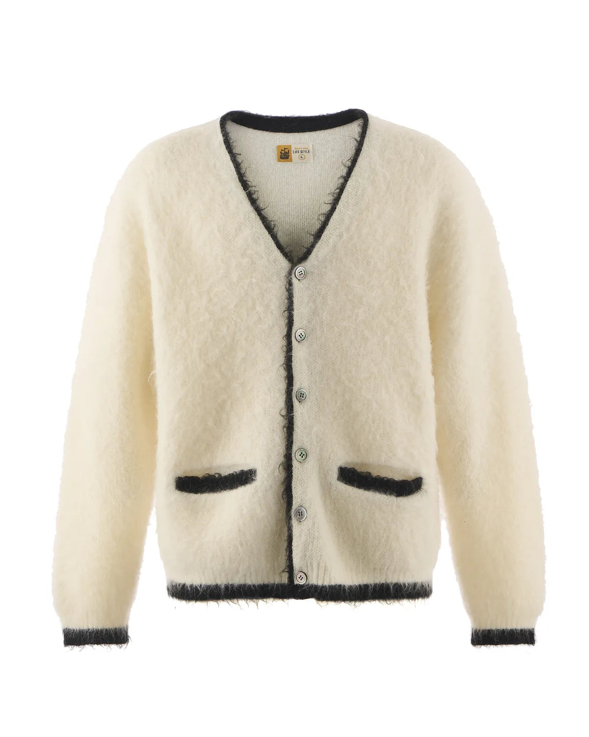 ©︎SAINT Mxxxxxx の KNIT CARDIGAN -TRIM (SM-HR1-0000-071)