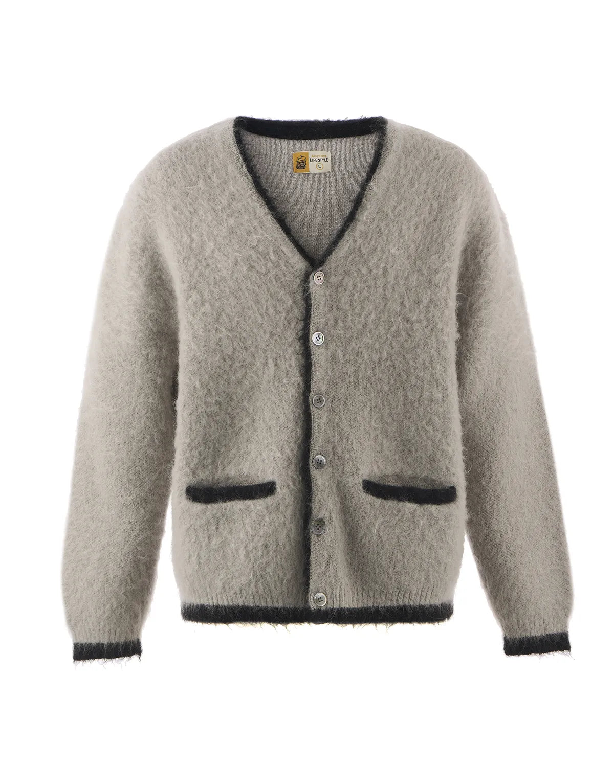 ©︎SAINT Mxxxxxx の KNIT CARDIGAN -TRIM (SM-HR1-0000-072)