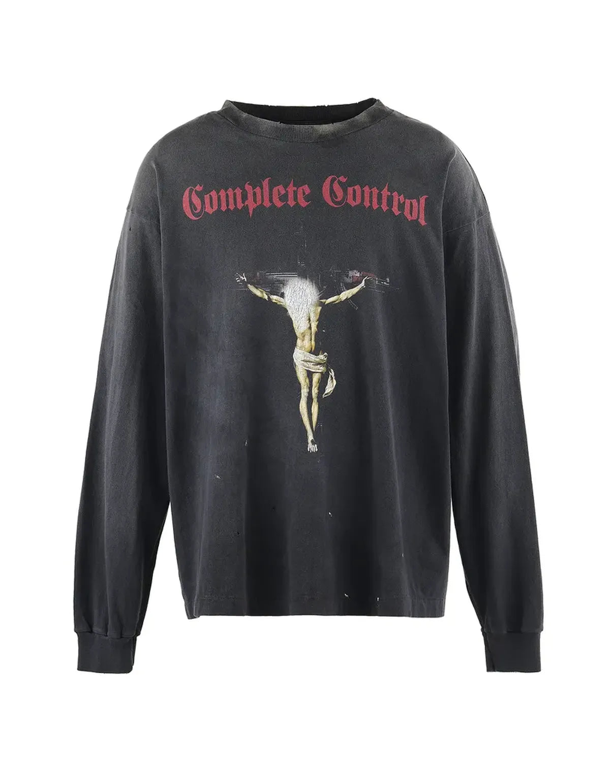 ©︎SAINT Mxxxxxx × Kosuke Kawamura の COMPLETE CONTRL LS_SS TEE (SM-HR8-0000-C26)