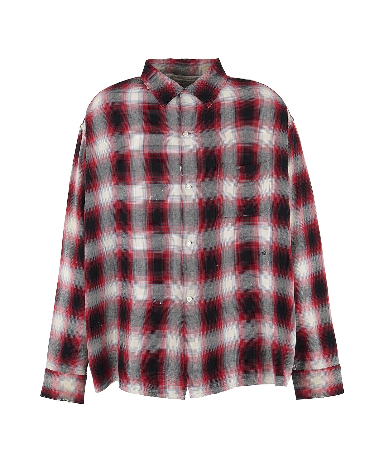 もっちさん確認 SAINT M×××××× (セントマイケル) × LASTMAN / LM_CHECK SHIRT