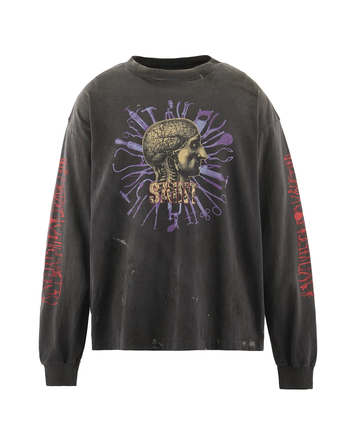 ©︎SAINT Mxxxxxx の LS T-SHIRT / HEAD (SM-MK8-0000-026)