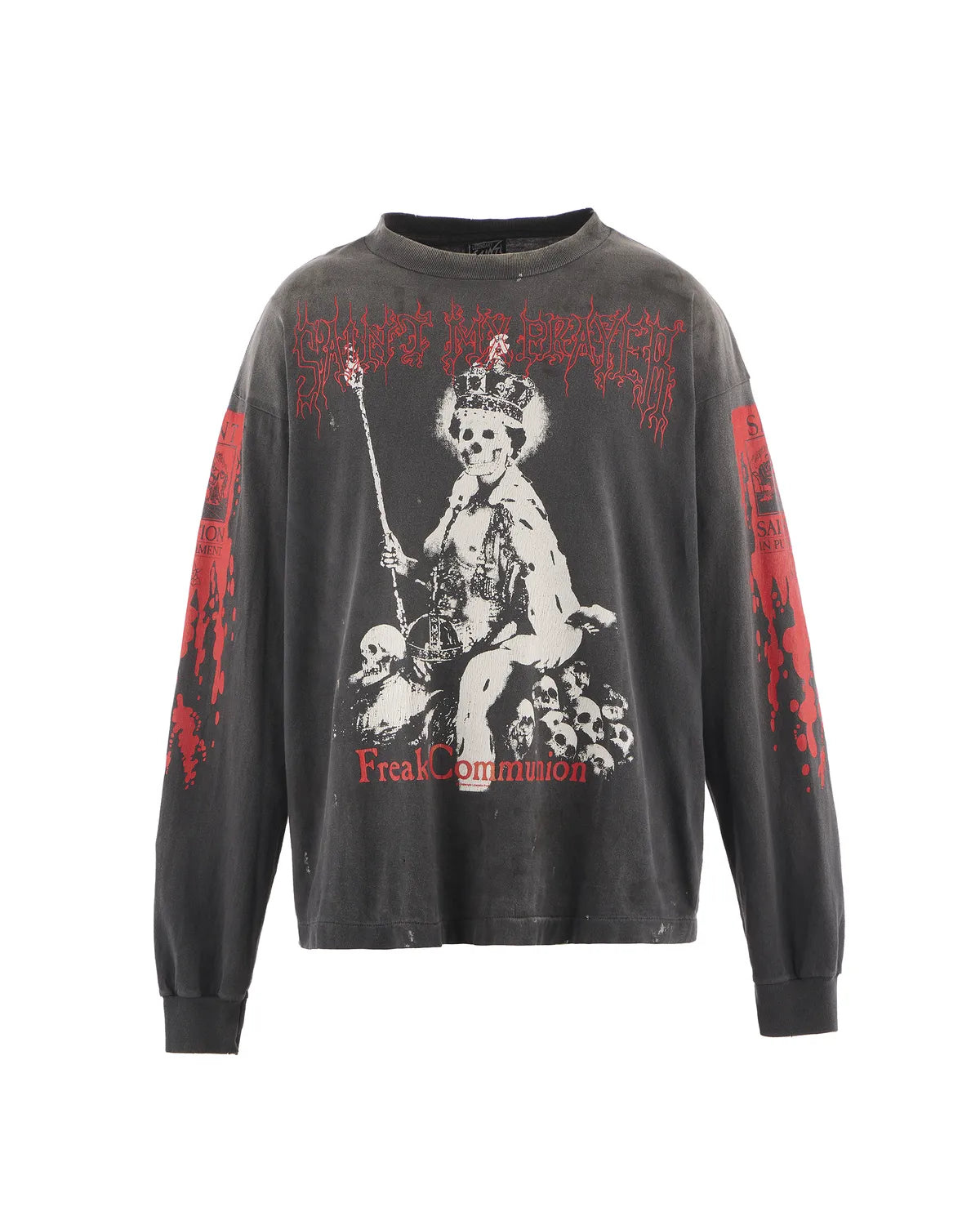 ©︎SAINT Mxxxxxx の LS TEE_SAINT IS A KISS (SM-HR1-0000-028)