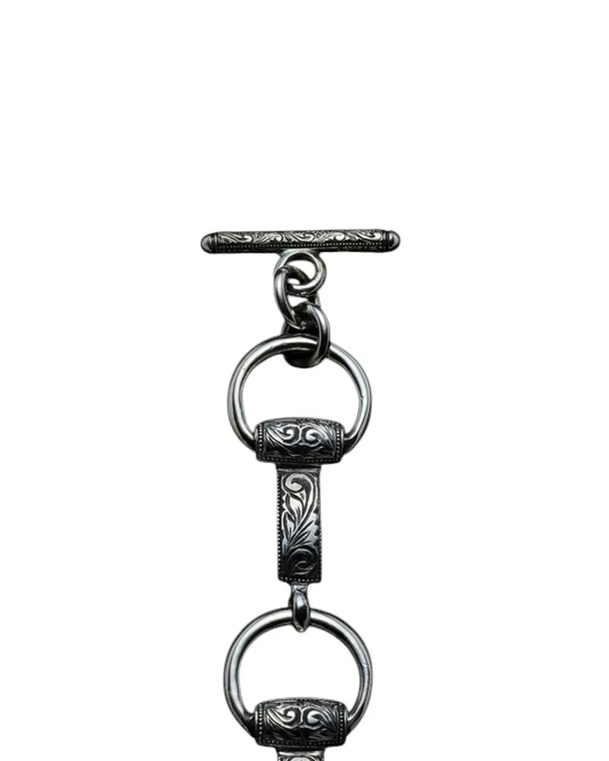 ANTIDOTE BUYERS CLUB / Engraved Horse Bit Bracelet (RX-623)