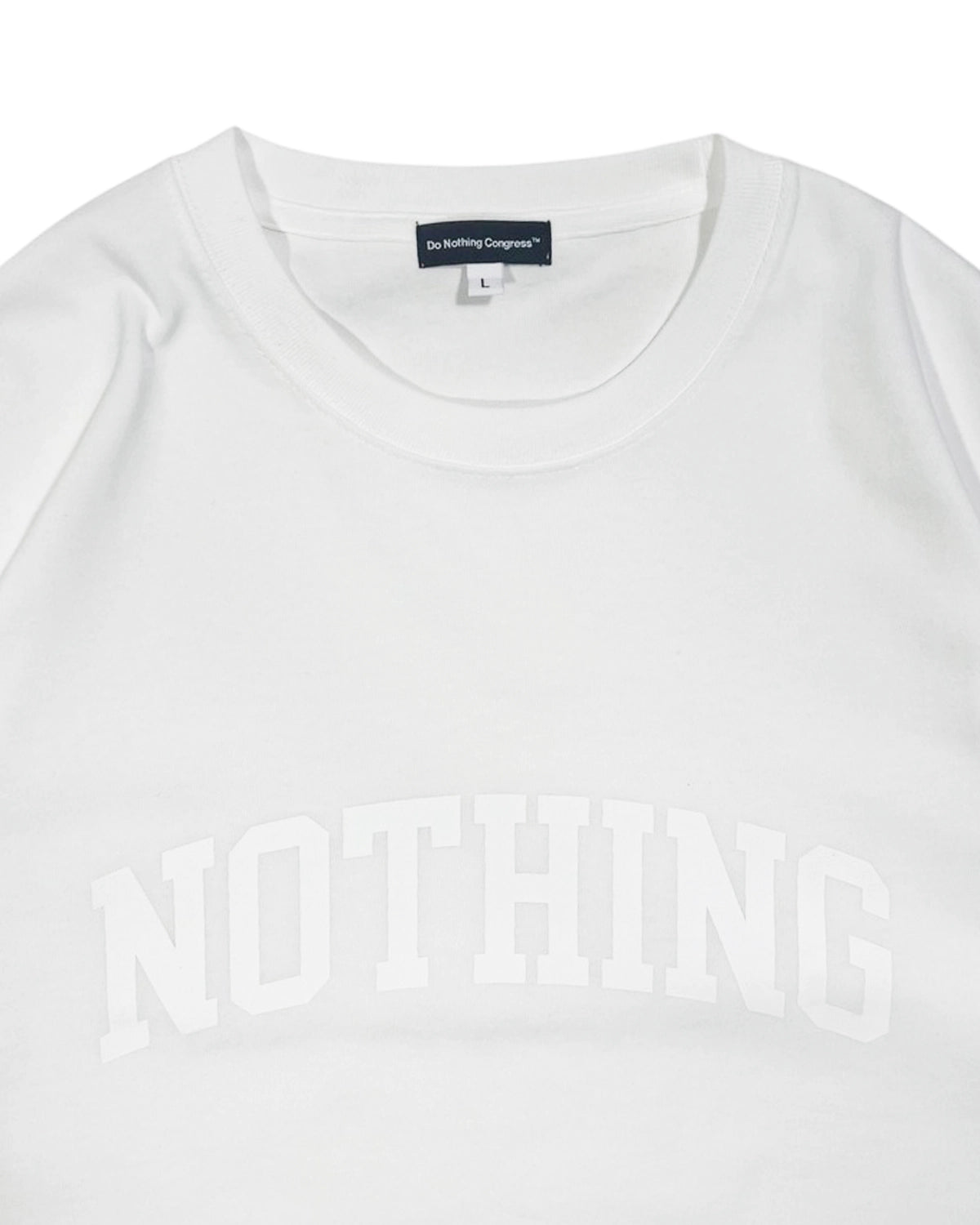 Do Nothing Congress / NOTHING Lettered Print Tee