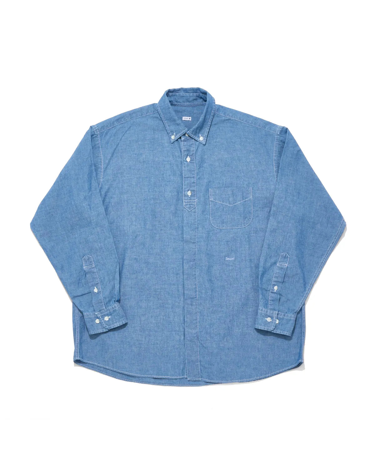 SEQUEL の CHAMBRAY LONG SLEEVE SHIRT (SQ-26SS-SH-01)